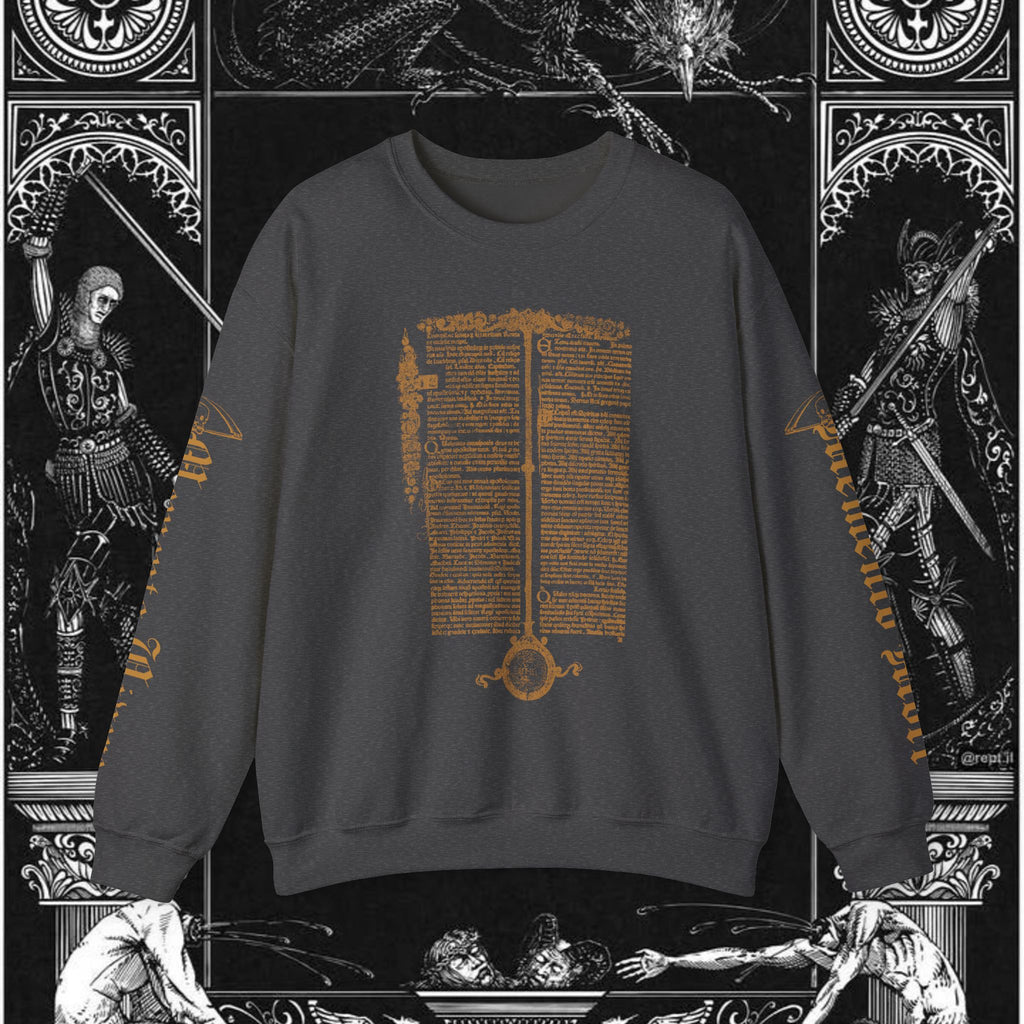 The Circle of Life Medieval Fantasy Inspired Graphic Sweatshirt
