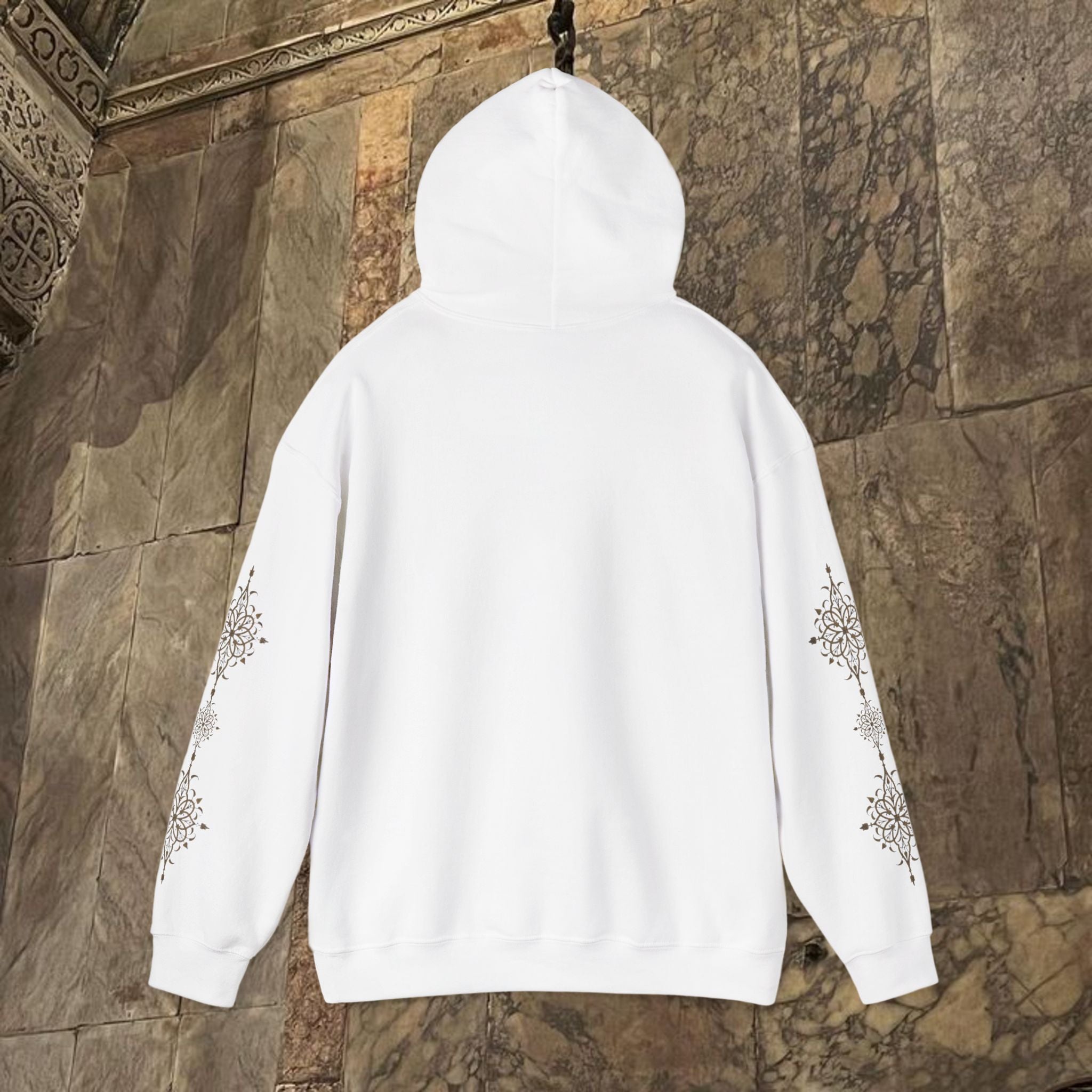 Byzantine Icon Art Hoodie - Divine Sacred Figure