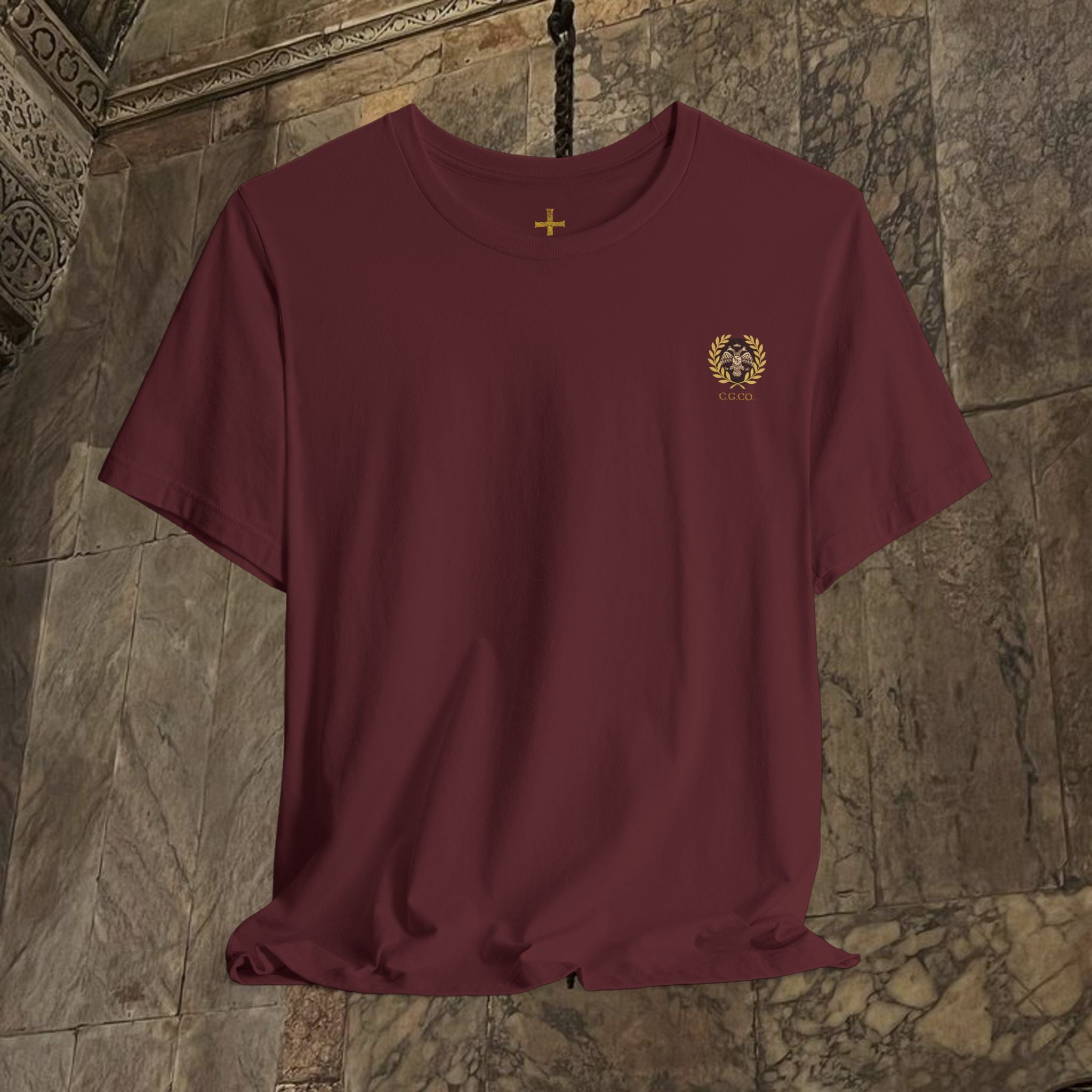 The Last Great Emperor Byzantine Inspired Cotton Graphic T-shirt Back Version