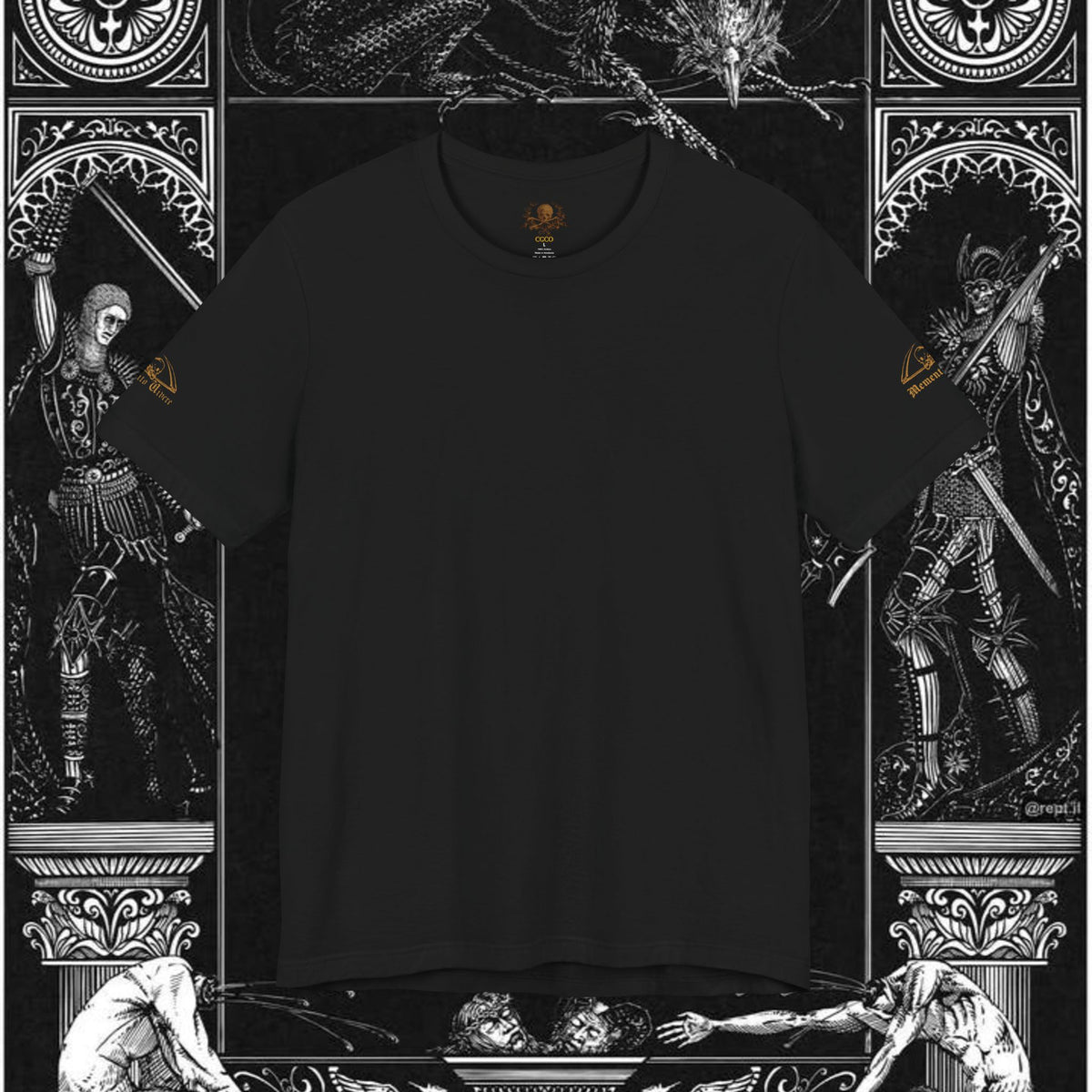 The Circle of Life Medieval Fantasy Inspired Graphic Shirt