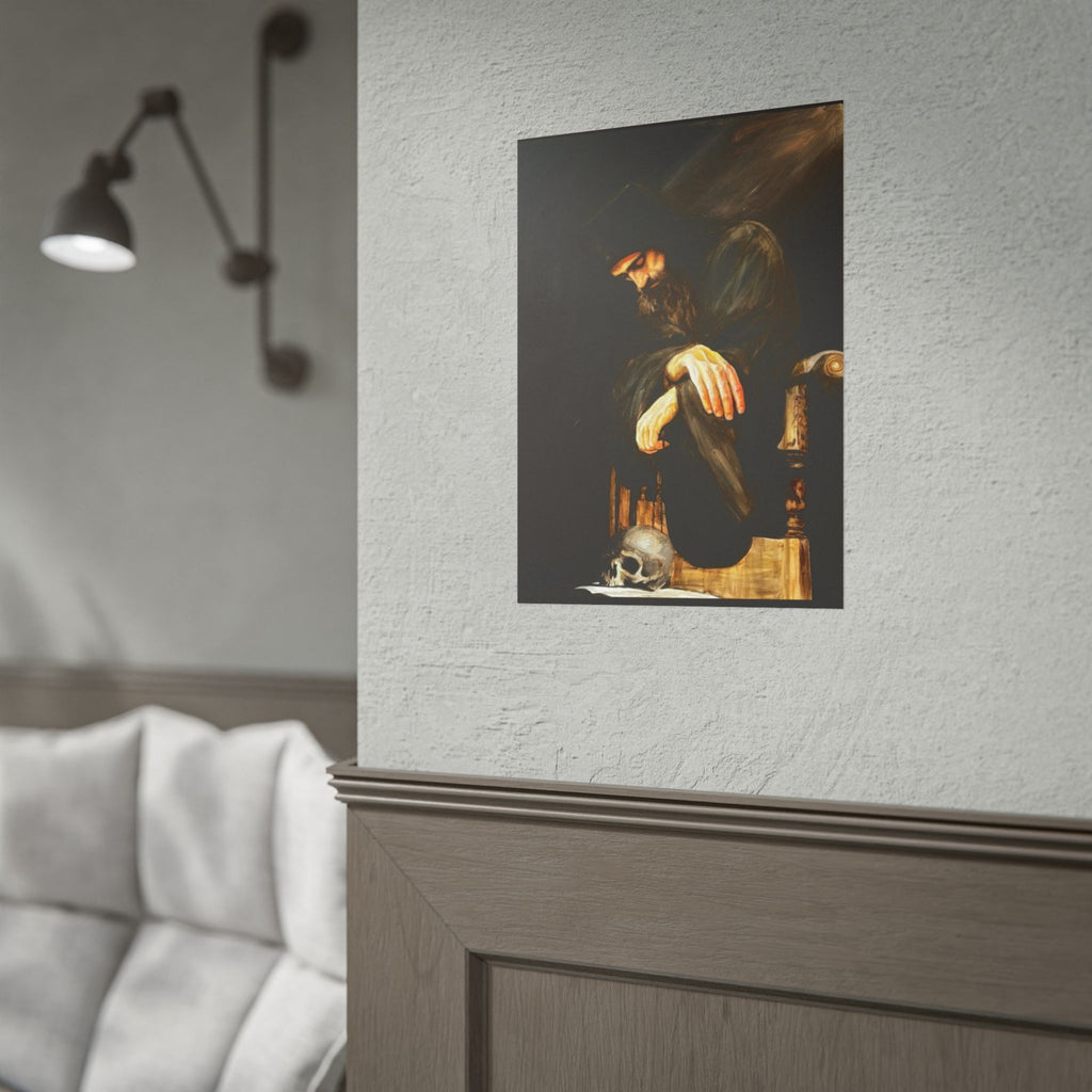 Man's Memento Medieval Fantasy Fine Art Print