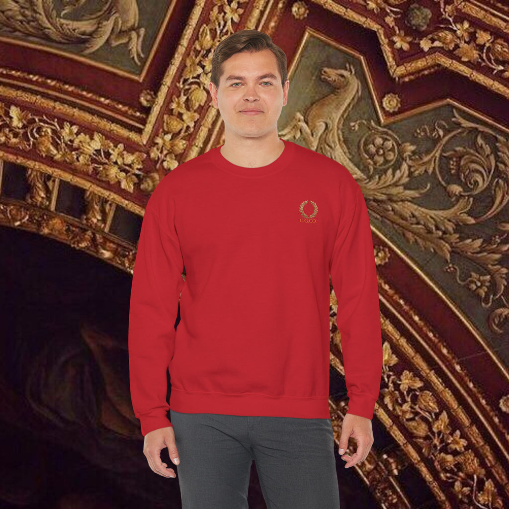 The Goddess's Protection Classically-Inspired Cotton Graphic Sweatshirt Back Version