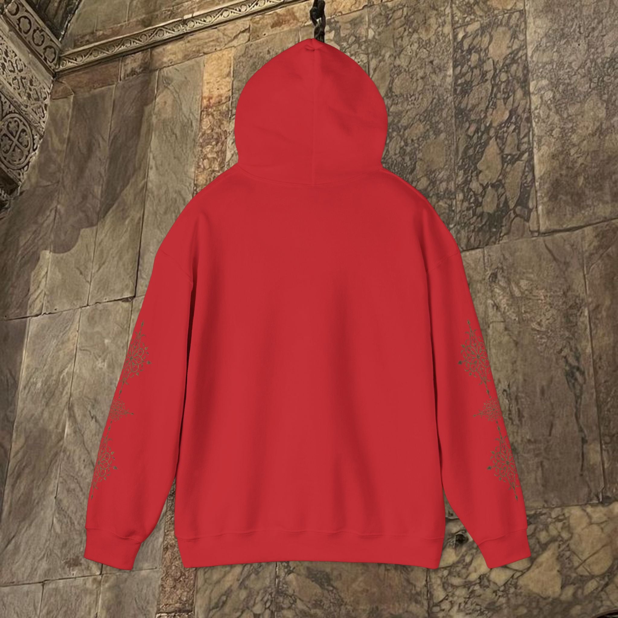 Byzantine Icon Art Hoodie - Classical Religious Design