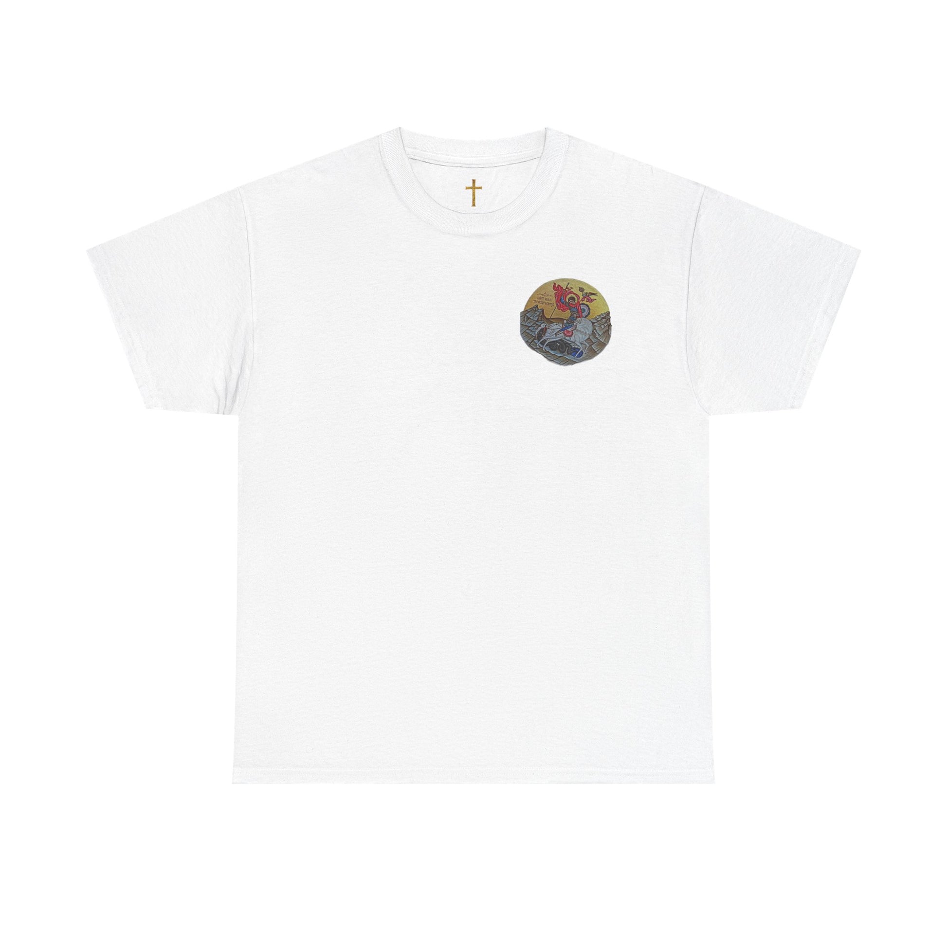 George the Dragon Slayer Graphic T-Shirt, Unisex Heavy Cotton Shirt