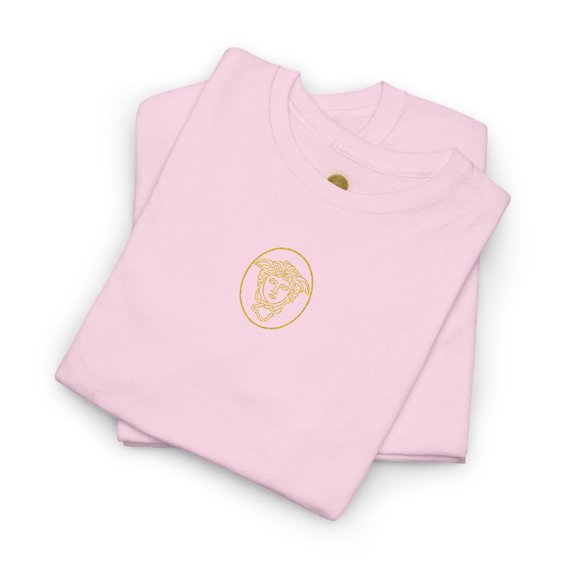 Medusa's Head Unisex Heavy Cotton Tee, Colorful Graphic Tee