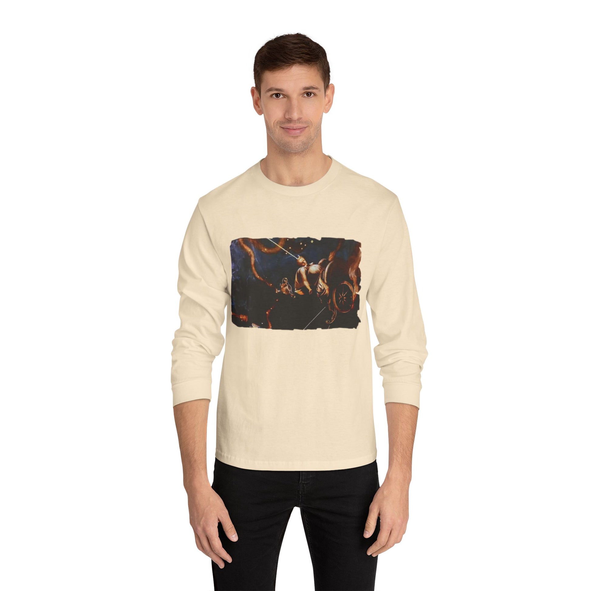 Goddess of the Cosmos Graphic Long Sleeve T-Shirt