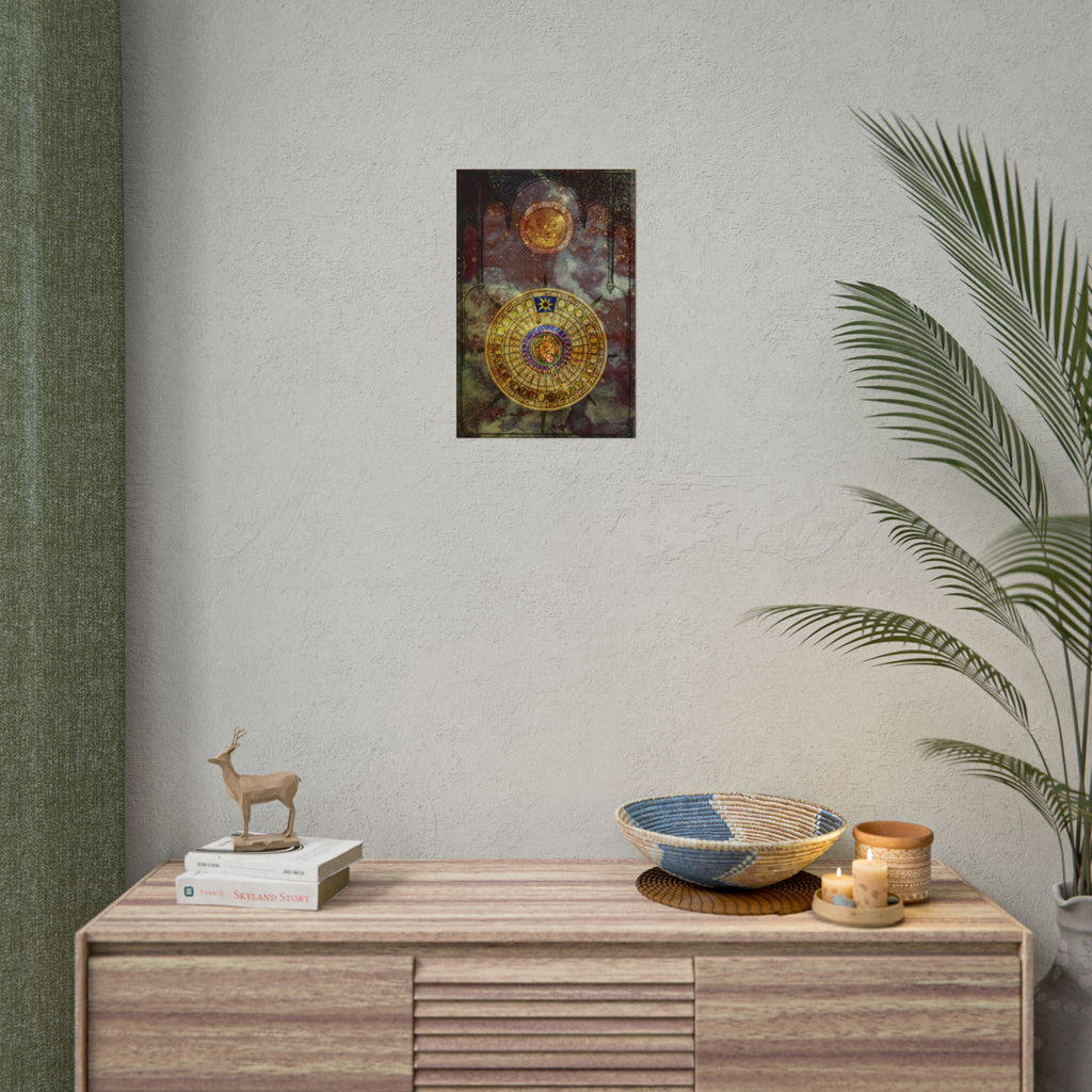 The Dials of the Cosmos Medieval Fantasy Inspired Prints