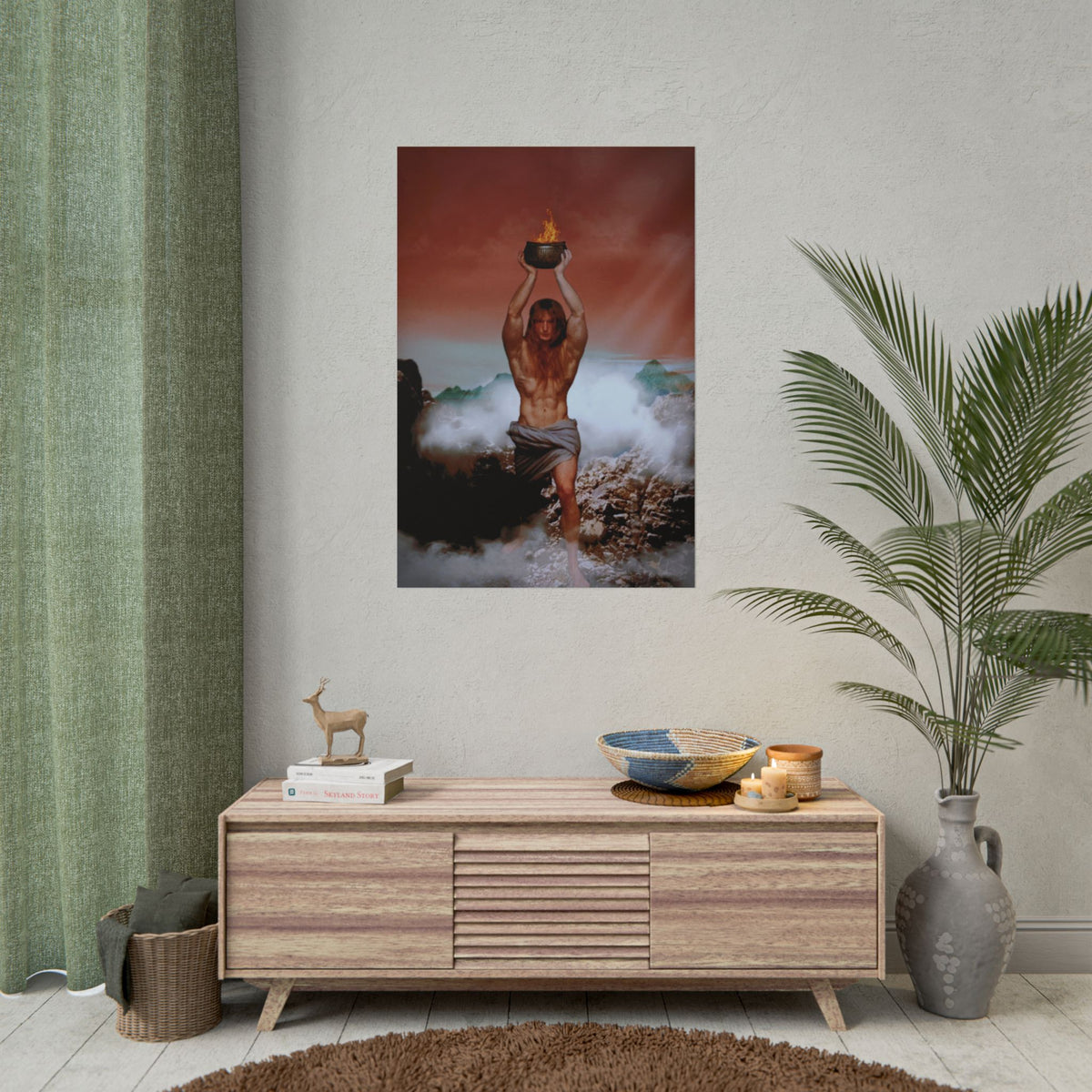 The Flame of Prometheus Classical Mythology Inspired Prints