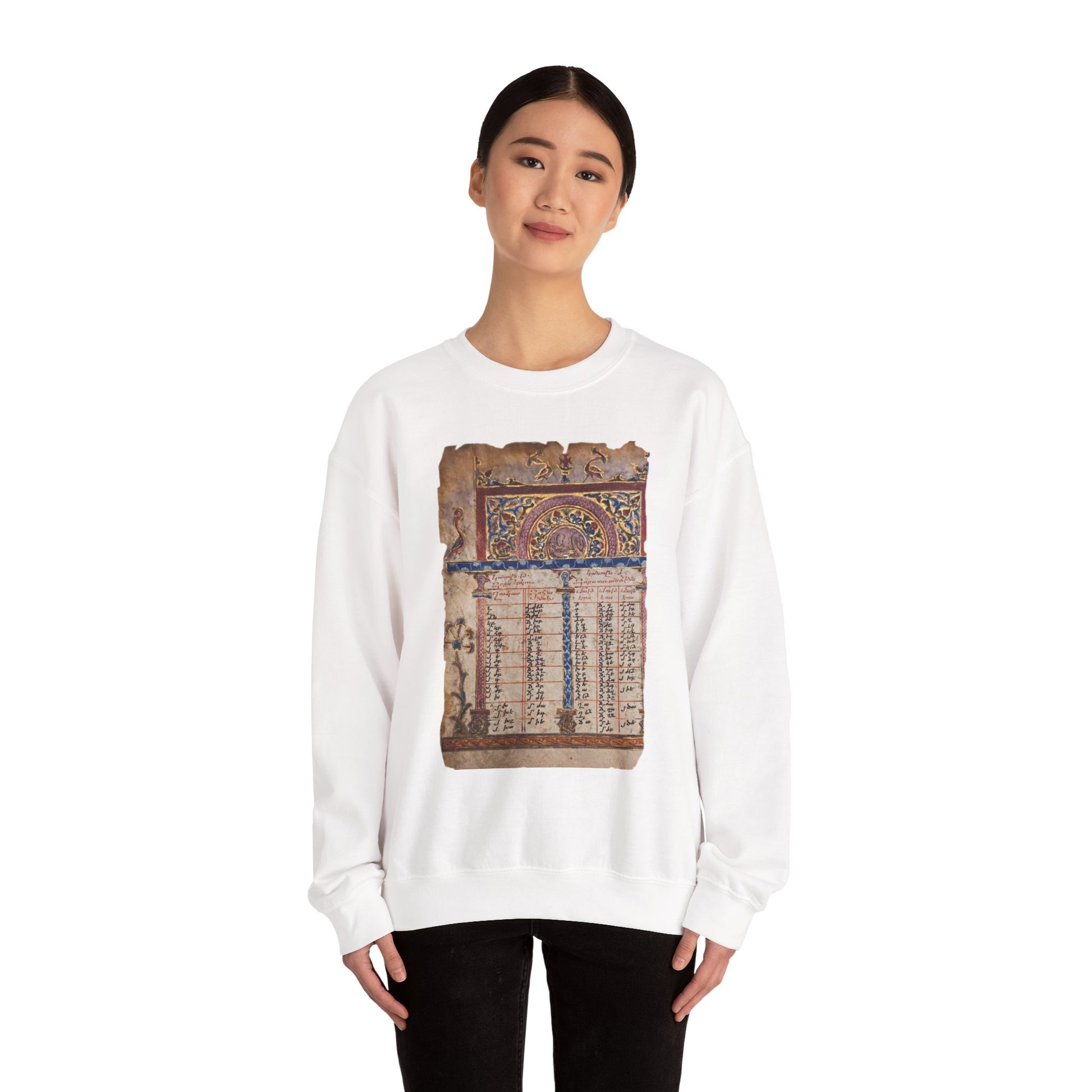 Manuscript of the Ancients Graphic Artistic Sweatshirt