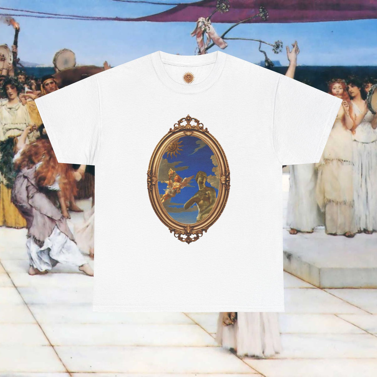 Venus Heavenly Reflection Artistic Cotton Tee, Unisex Graphic Shirt, Unique Gift, Casual Wear, Summer Essentials