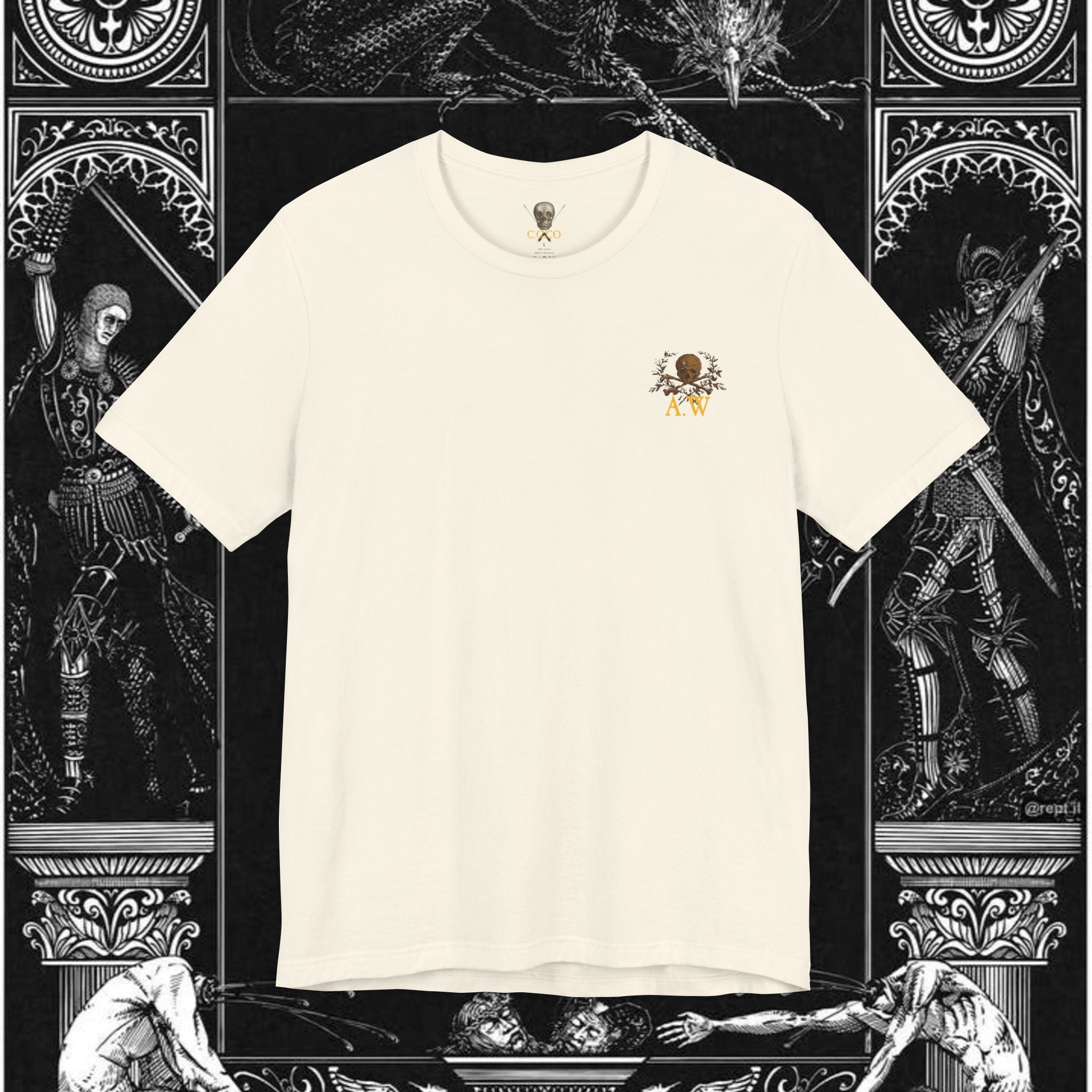Man's Memento Medieval Fantasy Graphic T Shirt