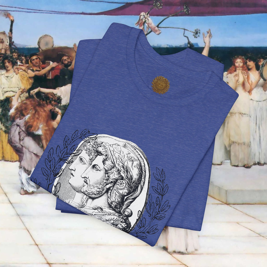 Roman Warrior's Spirit Plumed Helmet Cameo T-Shirt