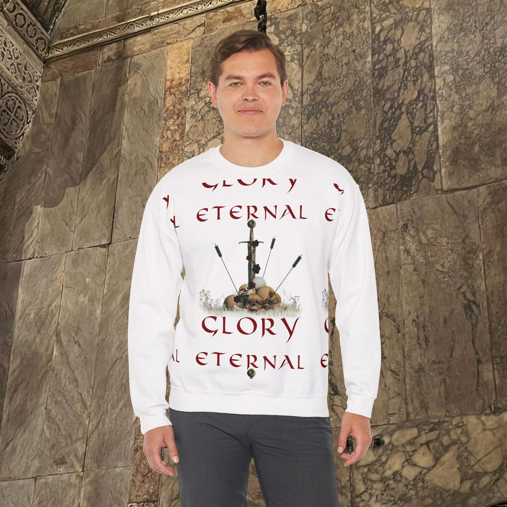 Eternal Glory of the Last Battle Crewneck Graphic Sweatshirt
