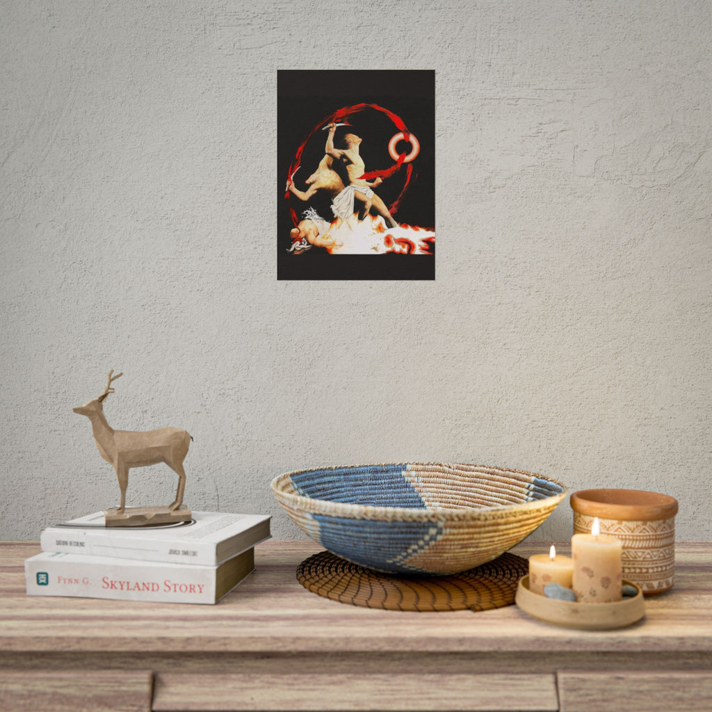 The Samurai's Vengeance Medieval Fantasy Fine Art Print