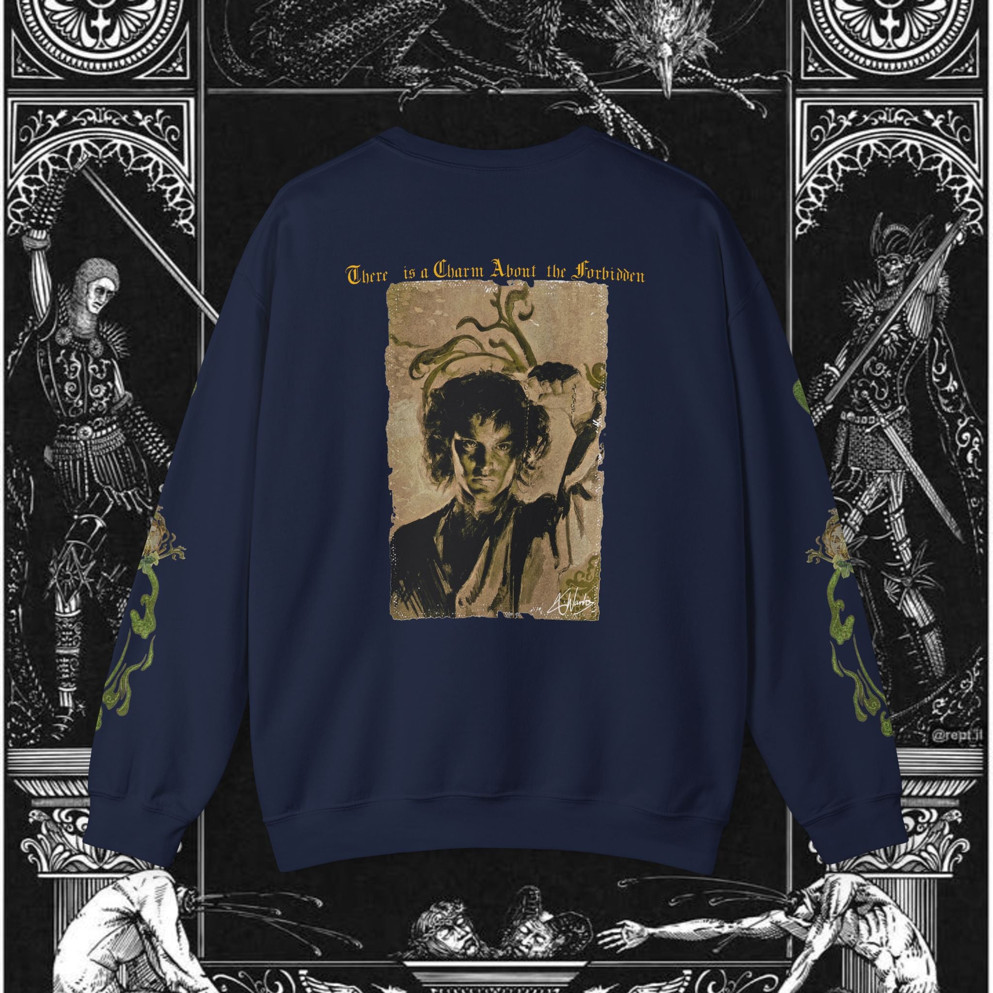 The Last Temptation Medieval Fantasy Graphic Sweatshirt