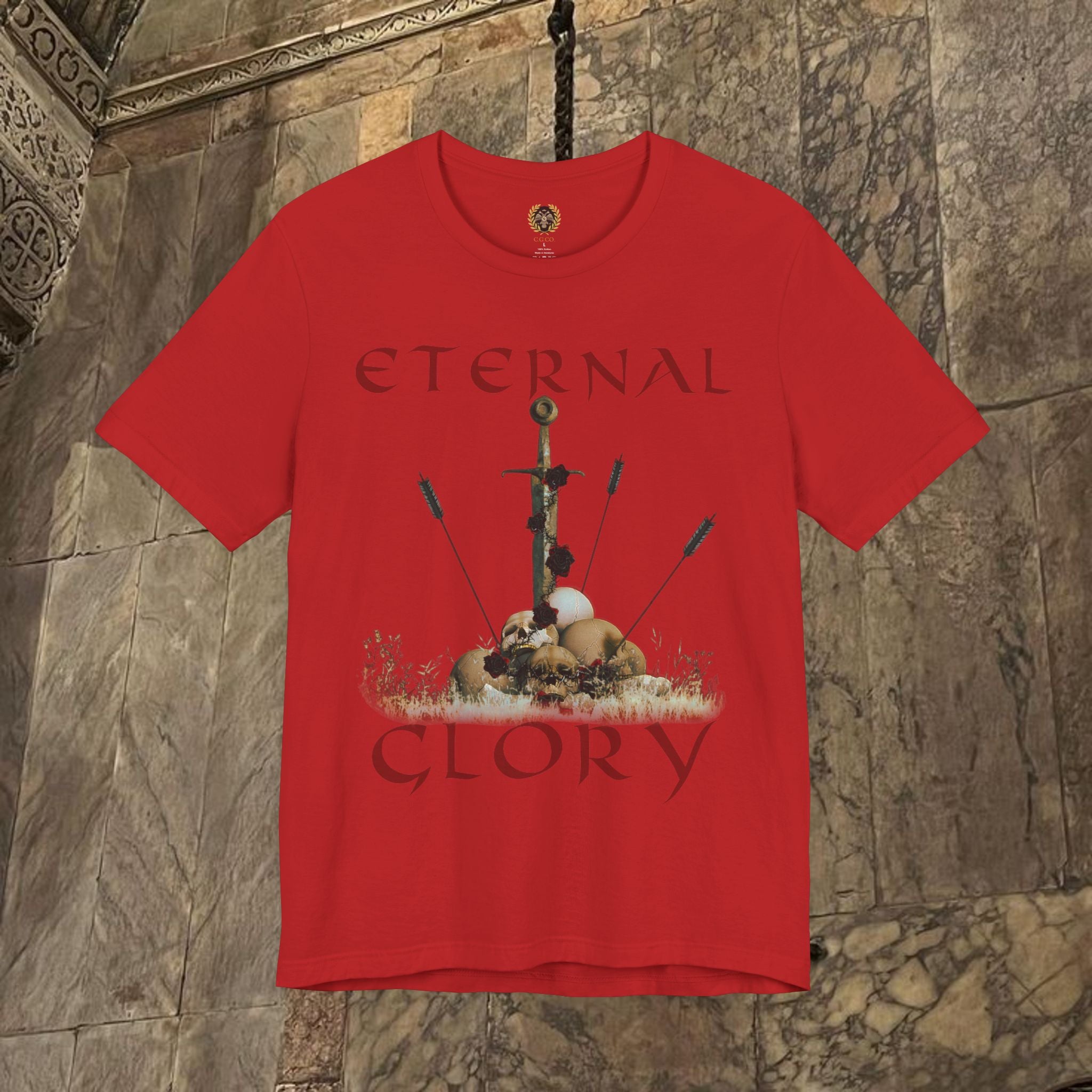 Eternal Glory of the Last Battle Cotton Graphic T-Shirt