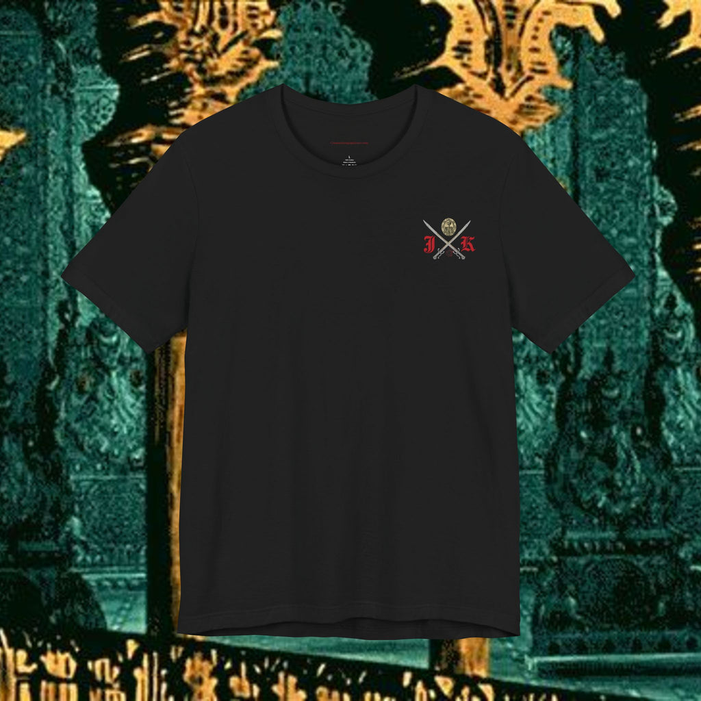 Mythic Vitalism, Sanguis Christianus Vetus Exploration and Adventure Inspired Graphic T Shirt Back Version