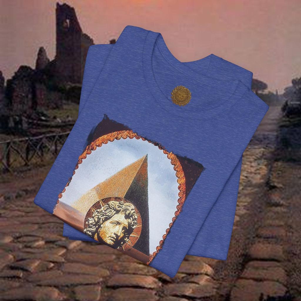 Alexander the Great In Egypt Pyramid Graphic T Shirt