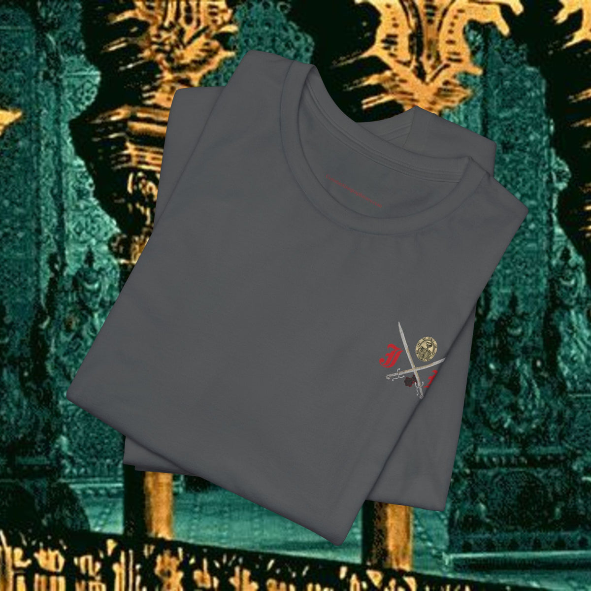 Mythic Vitalism, Sanguis Christianus Vetus Exploration and Adventure Inspired Graphic T Shirt Back Version