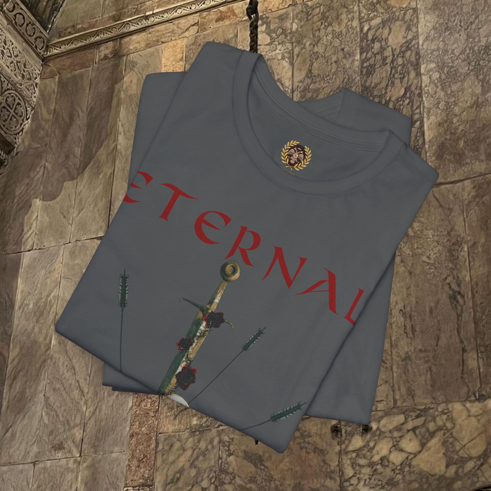 Eternal Glory of the Last Battle Cotton Graphic T-Shirt