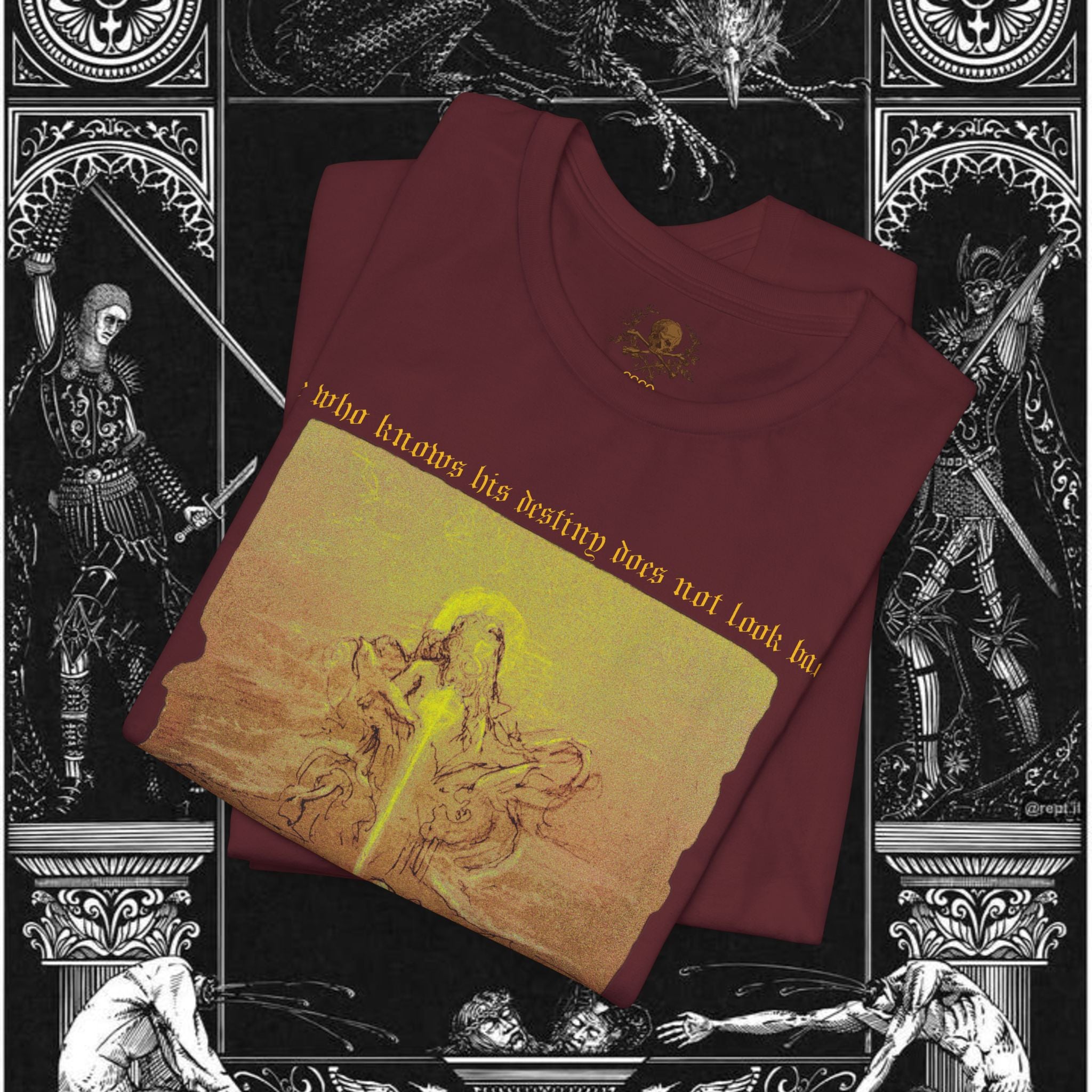 The Destiny of Man Medieval Fantasy Graphic Shirt