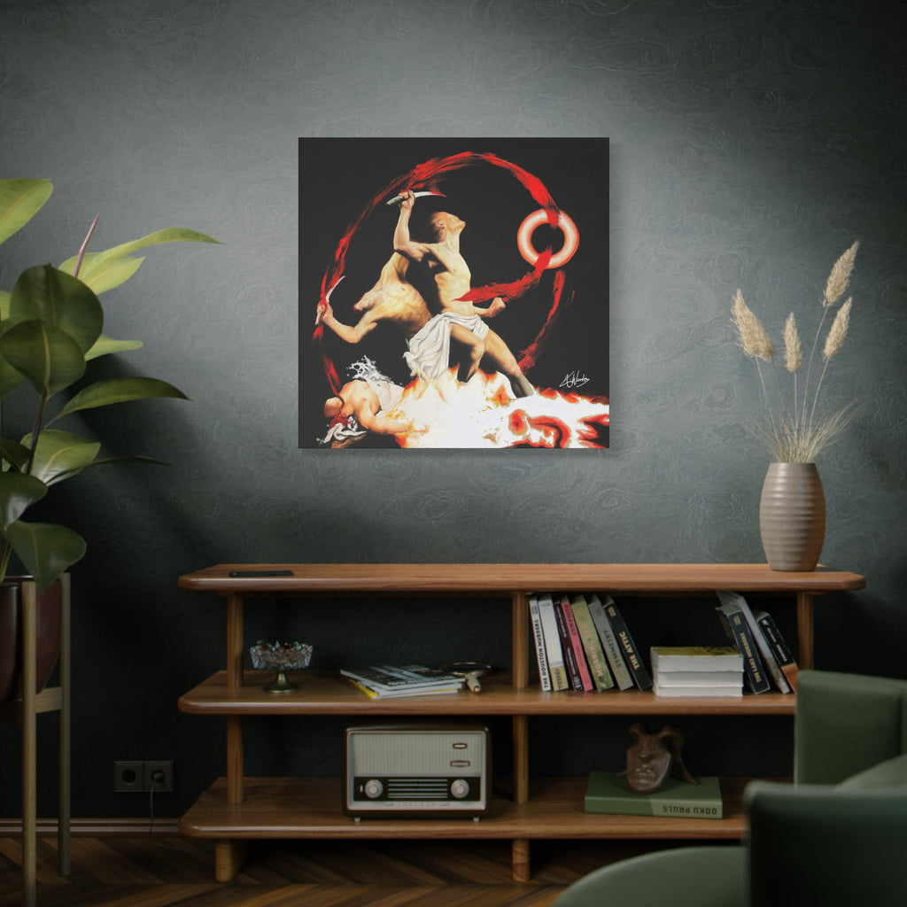 The Samurai's Vengeance Medieval Fantasy Canvas