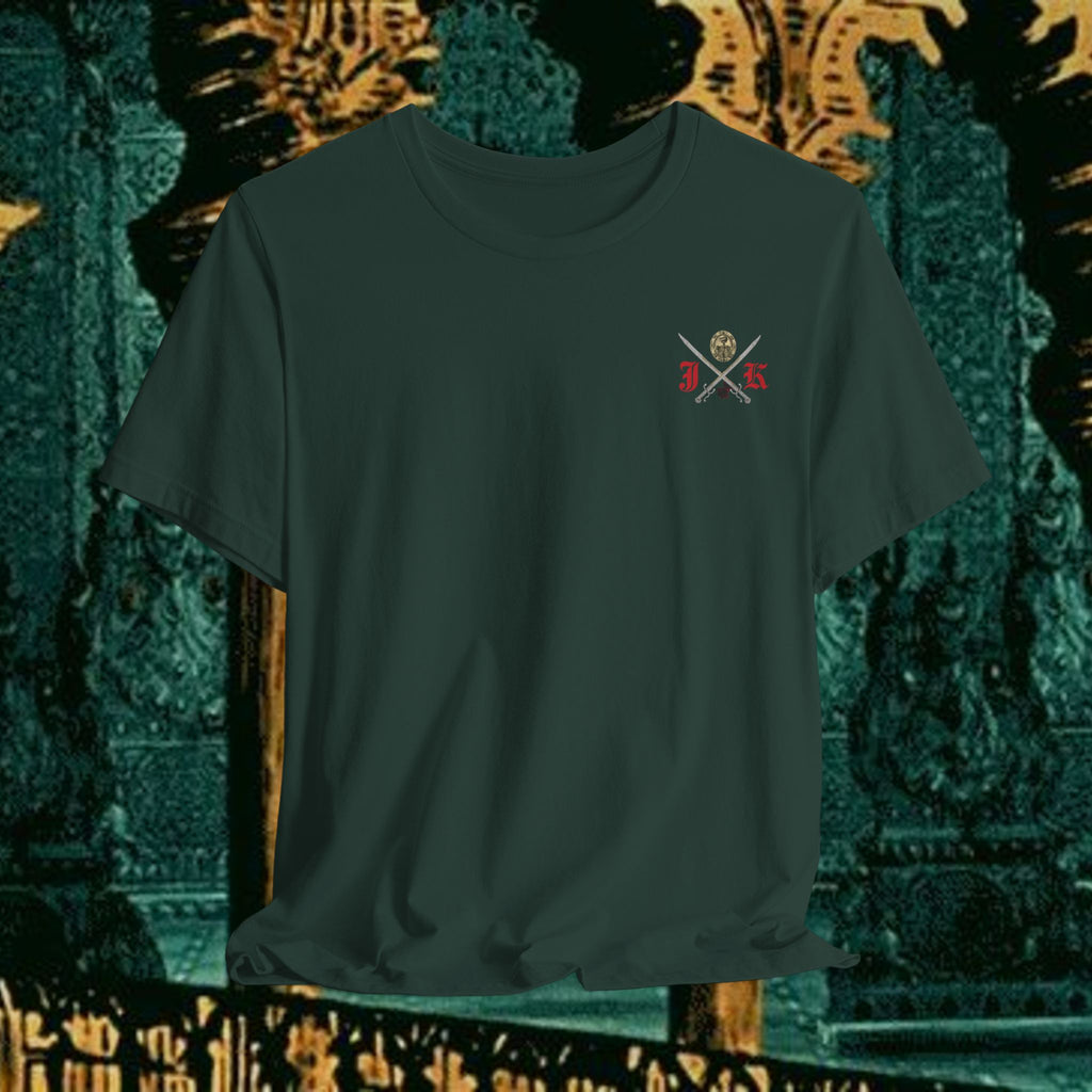 Mythic Vitalism, Sanguis Christianus Vetus Exploration and Adventure Inspired Graphic T Shirt Back Version