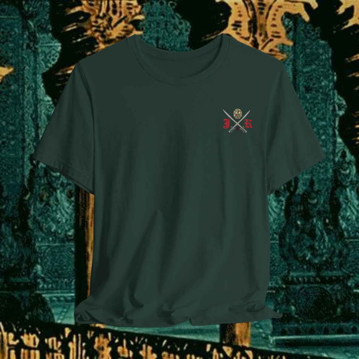 Mythic Vitalism, Sanguis Christianus Vetus Exploration and Adventure Inspired Graphic T Shirt Back Version