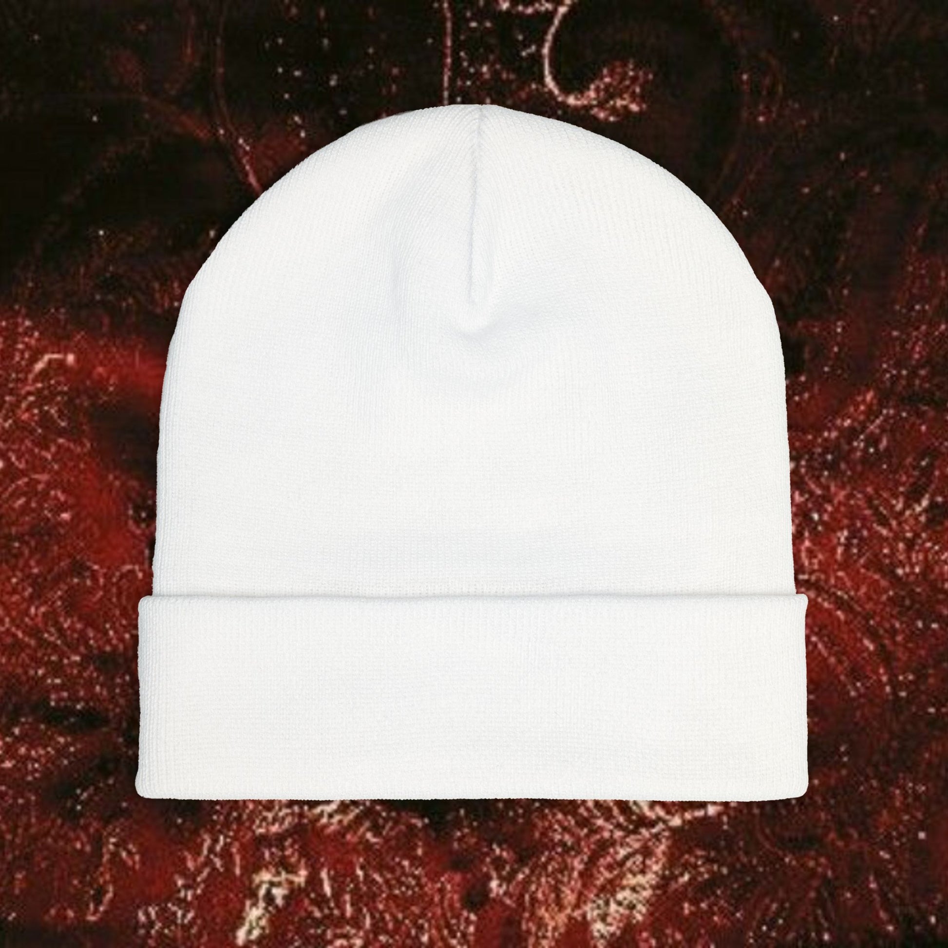 Medusa Wrath Embroidered Knit Beanie