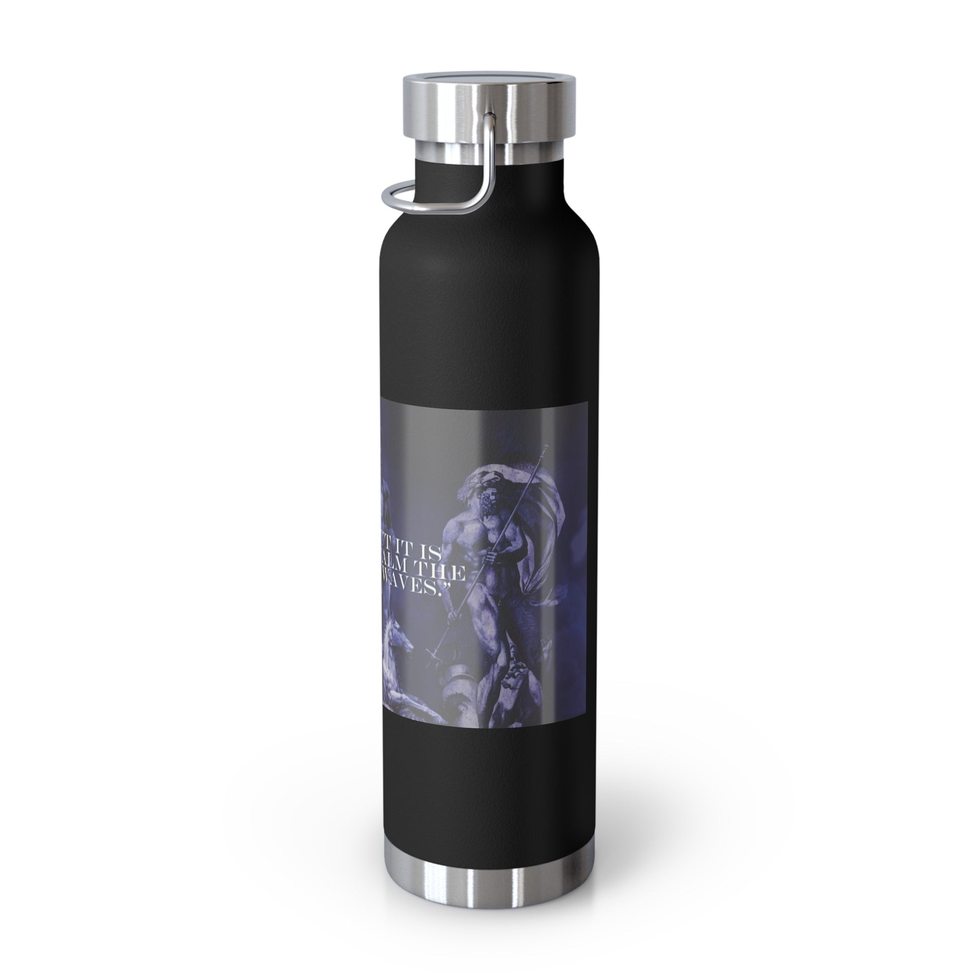 Neptune waterbottle Stylish Insulated Water Bottle for Outdoor Adventures, Motivational Fitness Water Bottle, Copper Vacuum Flask for Gym, Travel and Beach