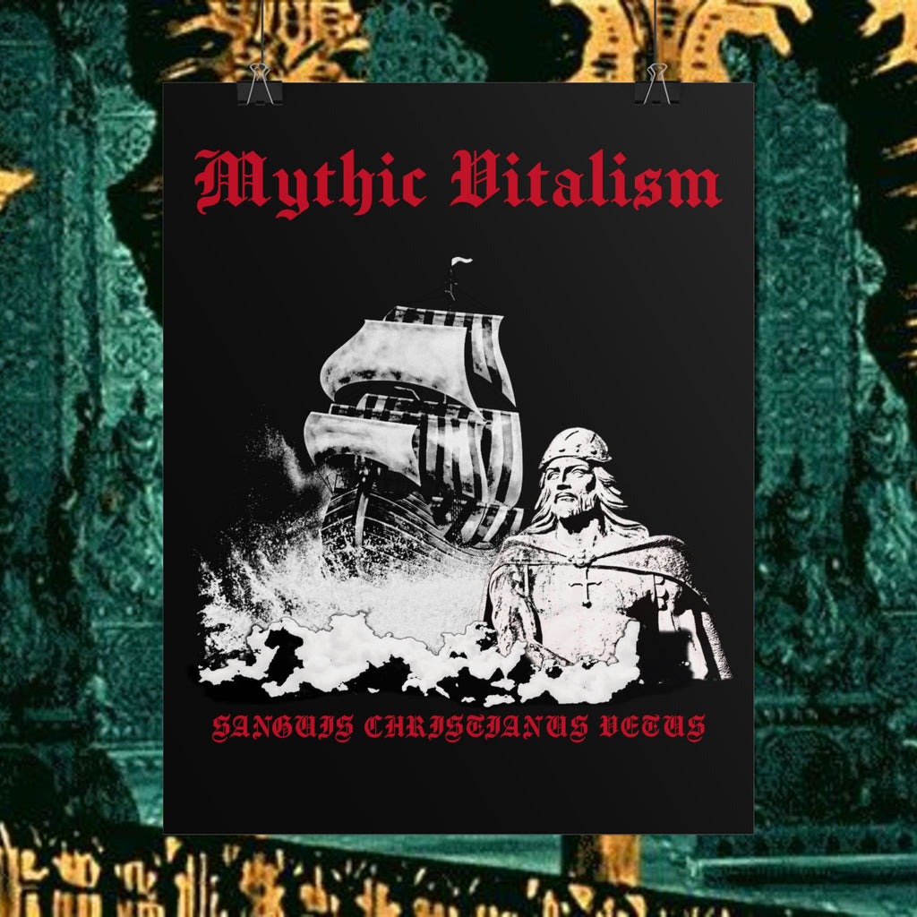 Mythical Vitalism, Sanguis Christianus Vetus Adventure and Exploration Inspired Rolled Posters