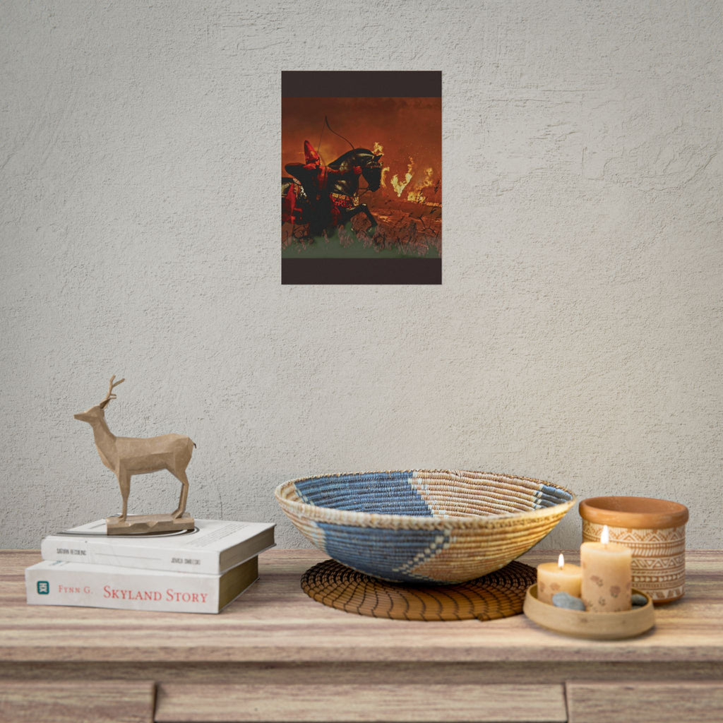 Sons of the Steppe: The Warrior's Conquest Early Medieval Inspired Fine Art Print