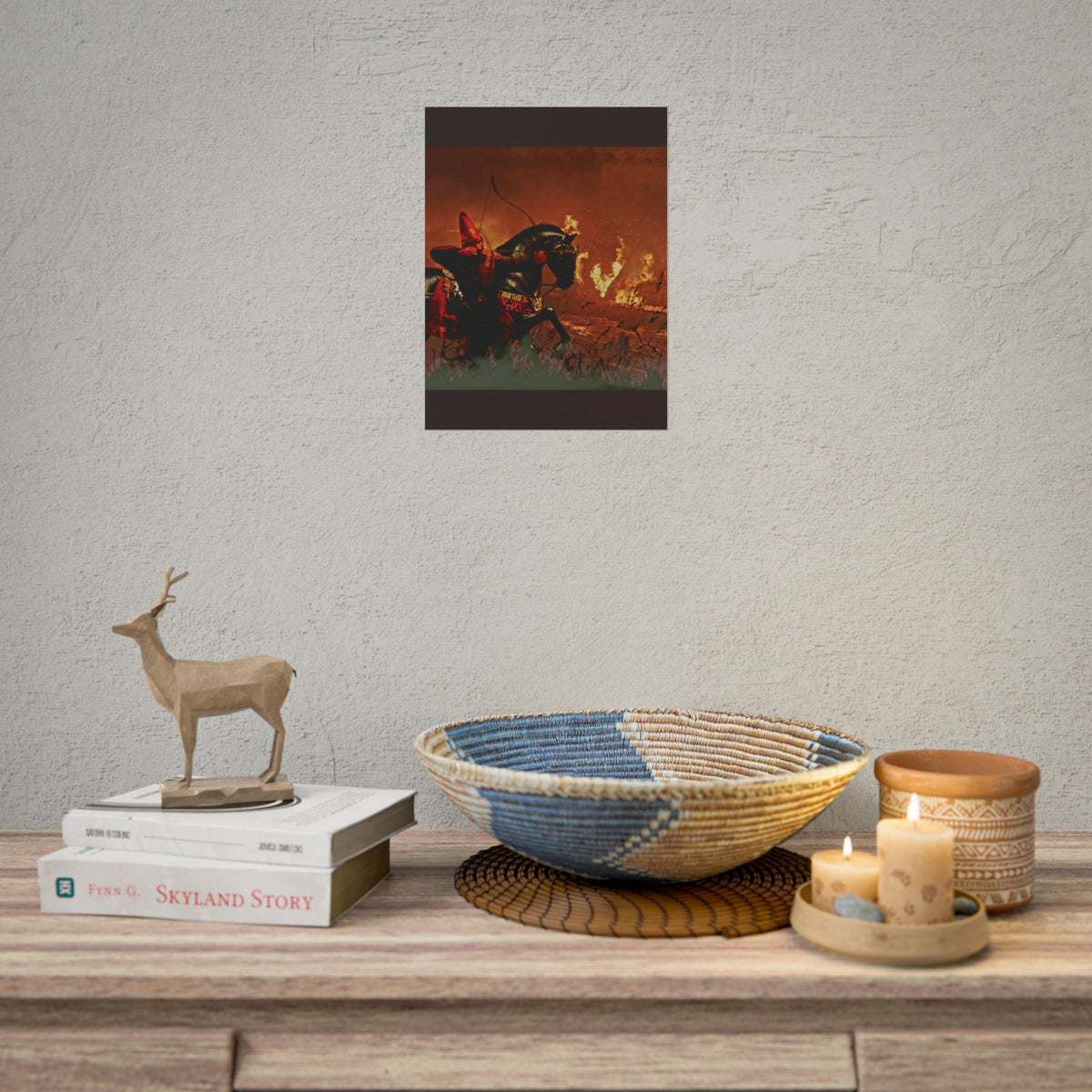 Sons of the Steppe: The Warrior's Conquest Early Medieval Inspired Fine Art Print