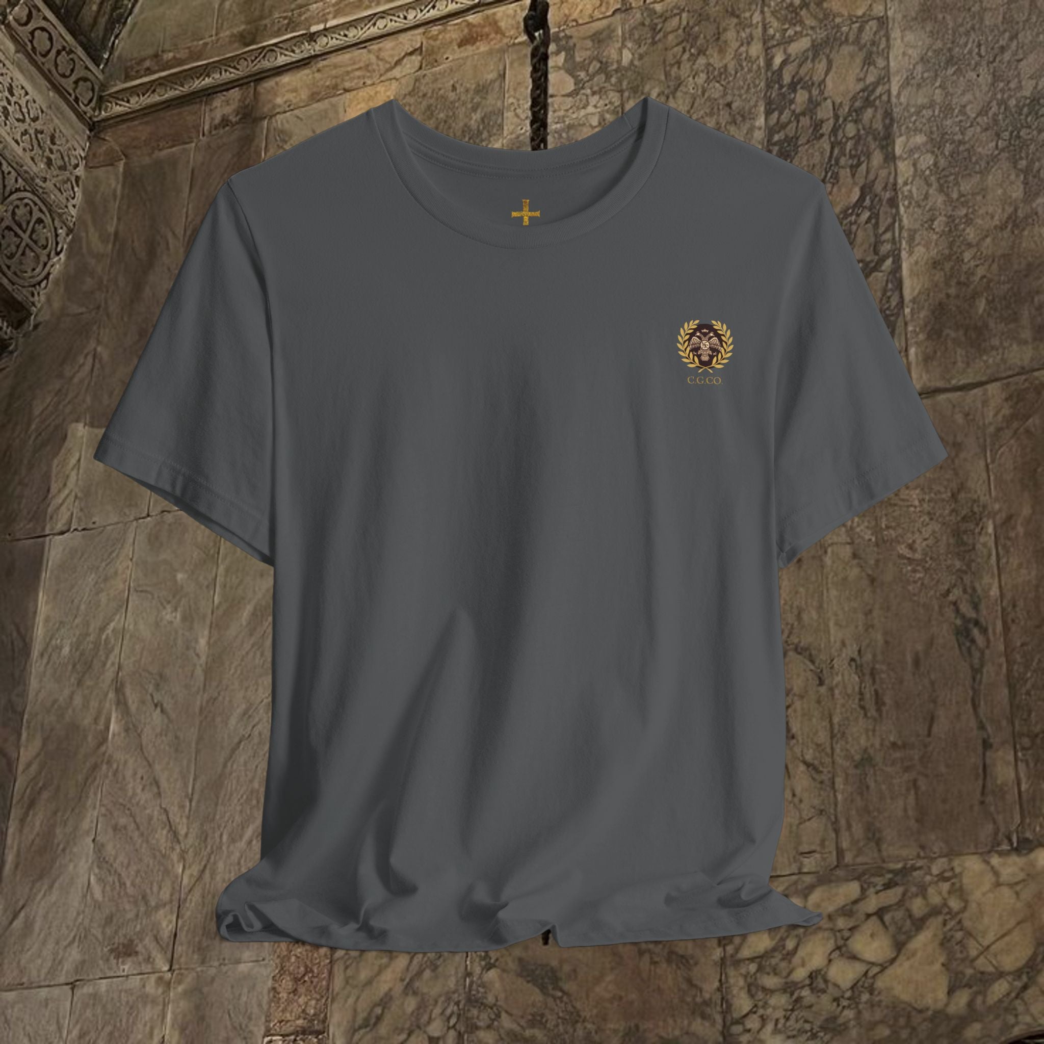 The Kings Fate Byzantine Inspired Cotton Graphic T-shirt Back version