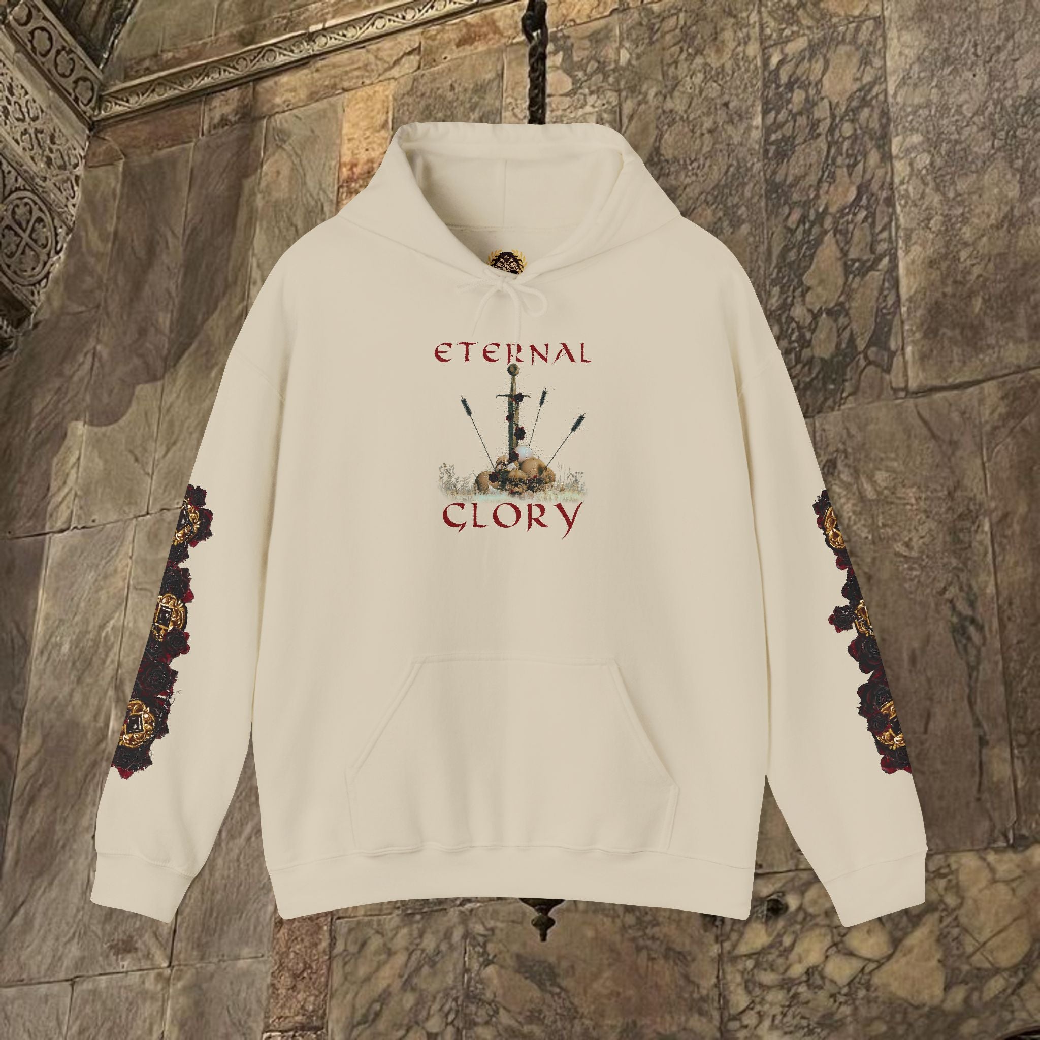 Eternal Glory of the Last Battle Byzantine Inspired Graphic Hoodie