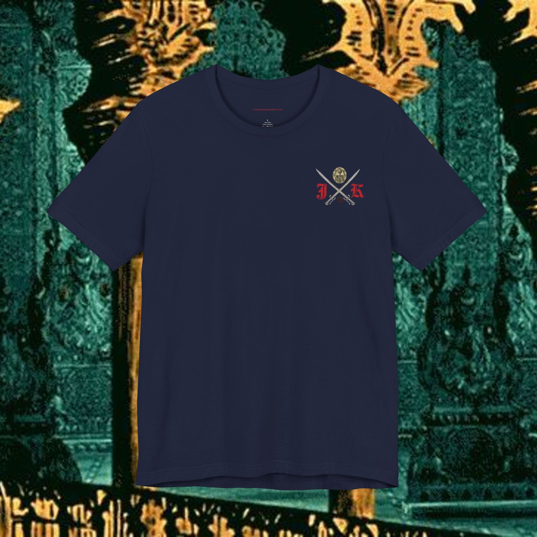 Sons of the Steppe Mythical Medieval Inspired Graphic T Shirt Back Version