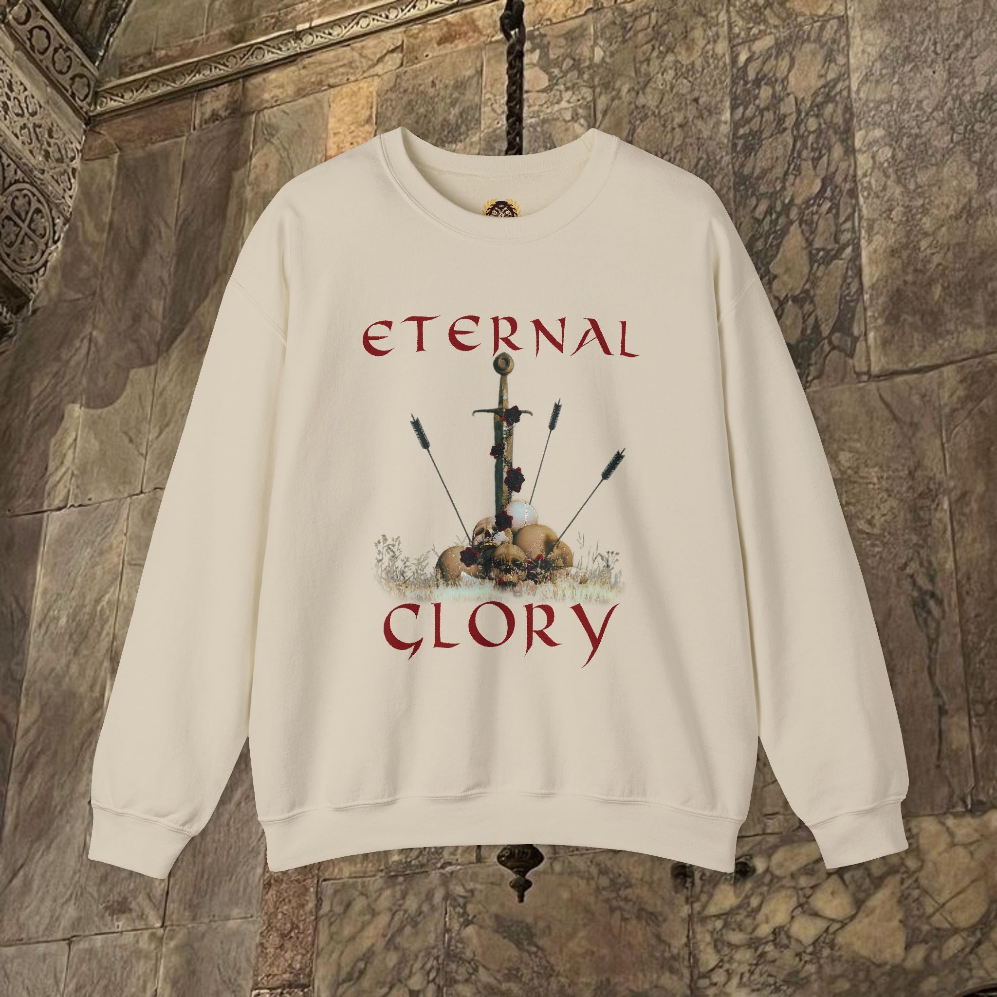 Eternal Glory of the Last Battle Crewneck Graphic Sweatshirt