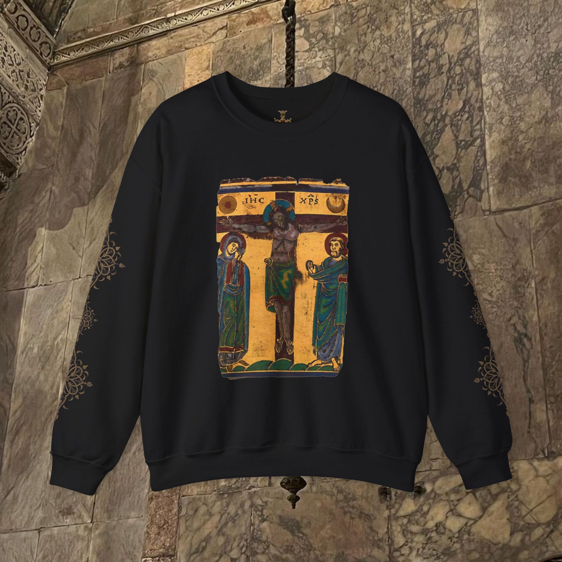 Byzantine art Sweatshirt iconographic desgin