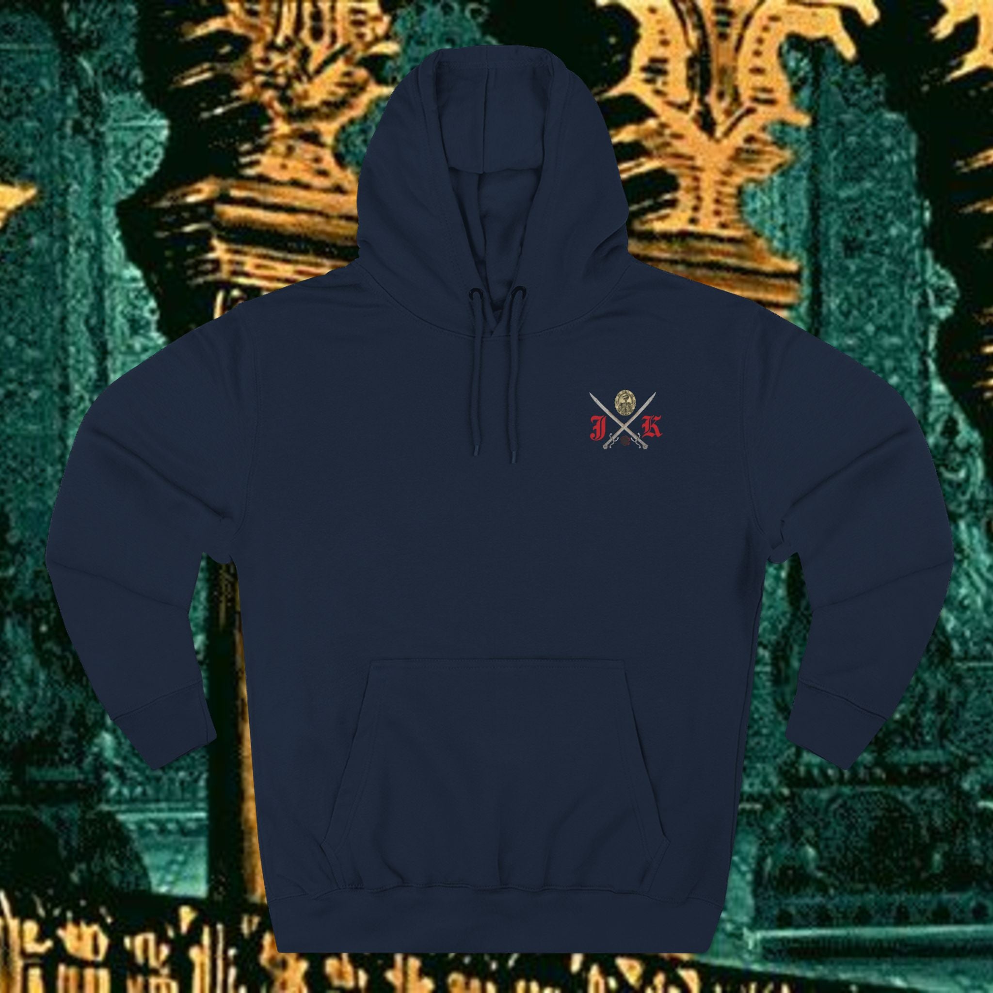 Sons of the Steppe Fleece Hoodie Early Medieval Design