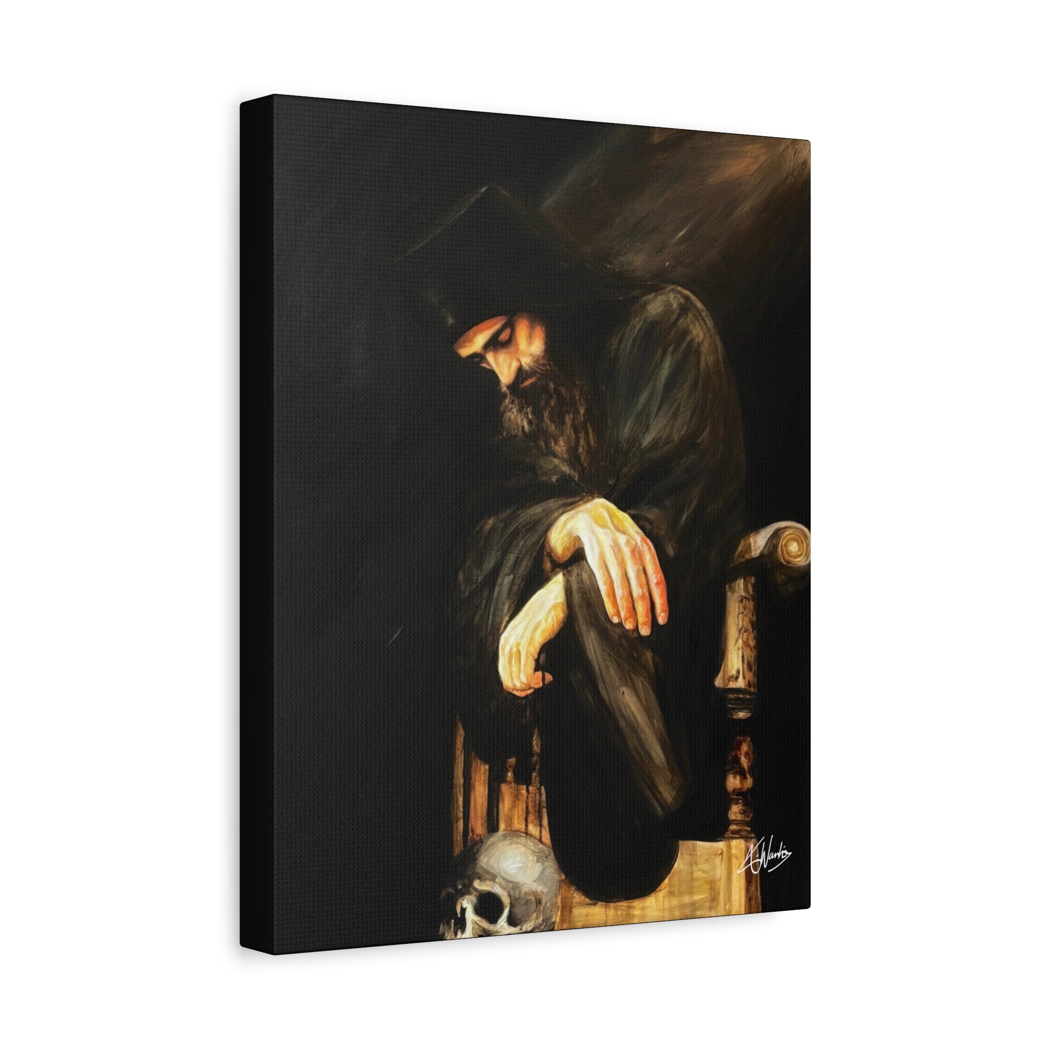 Man's Memento Medieval Fantasy Canvas