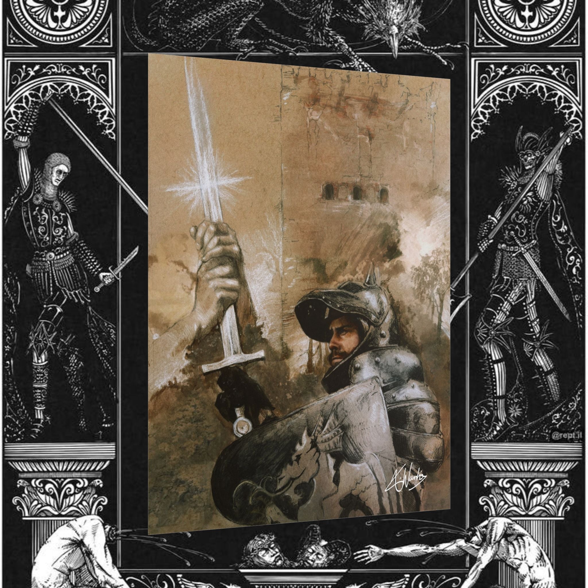 The King's Destiny Medieval Fantasy Print