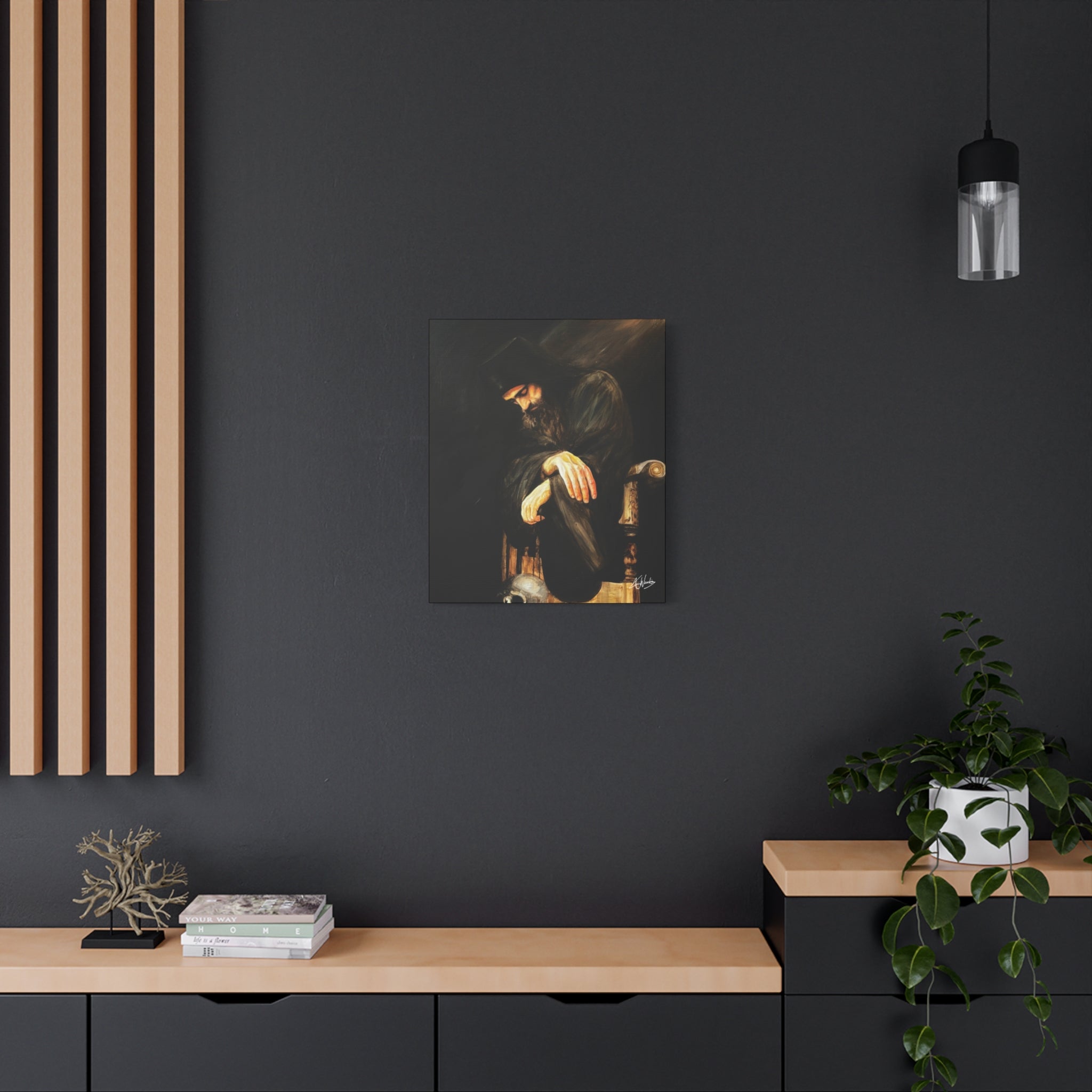 Man's Memento Medieval Fantasy Canvas