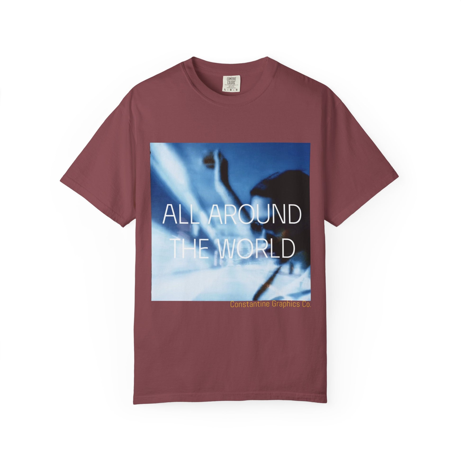 All Around The World Cyber Y2k Graphic Tshirt