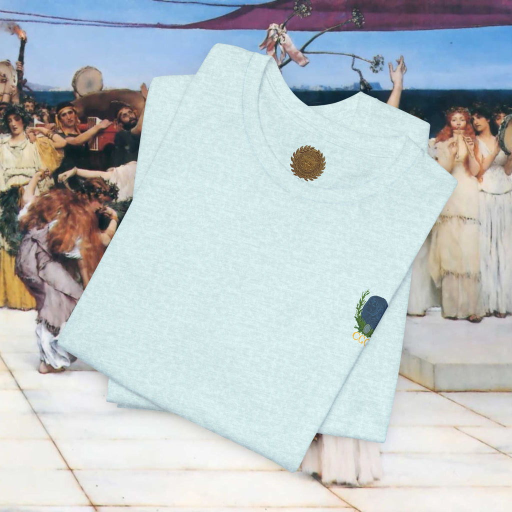 Roman Warrior Plumed Helmet Cameo T-Shirt