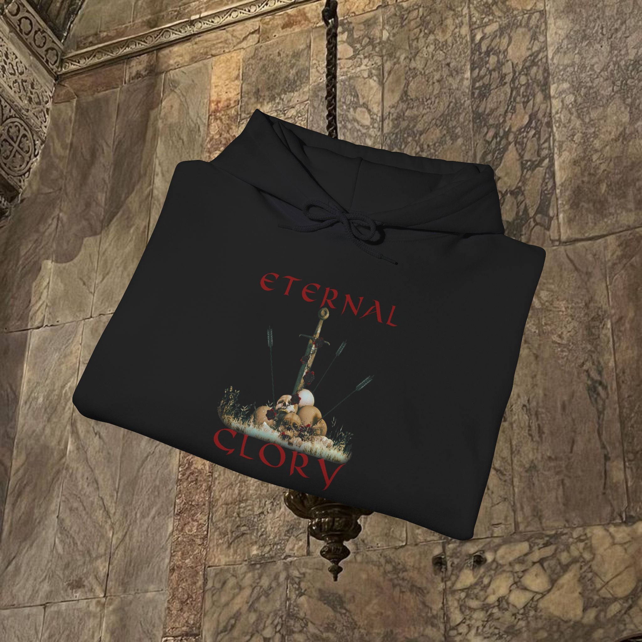 Eternal Glory of the Last Battle Byzantine Inspired Graphic Hoodie