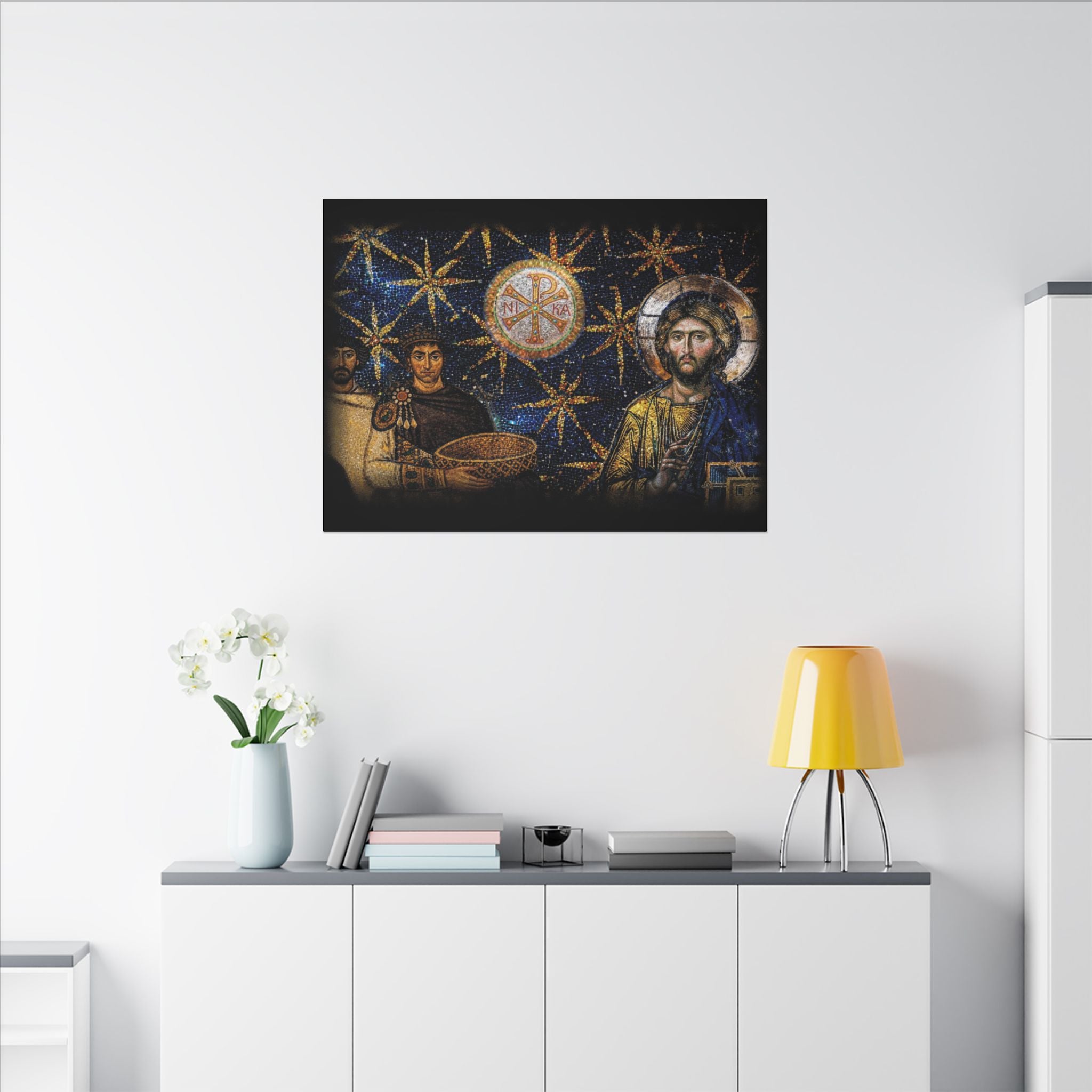 Justinian's Glory Byzantine Late Roman Inspired Matte Canvas, Stretched, (Multi-Size)