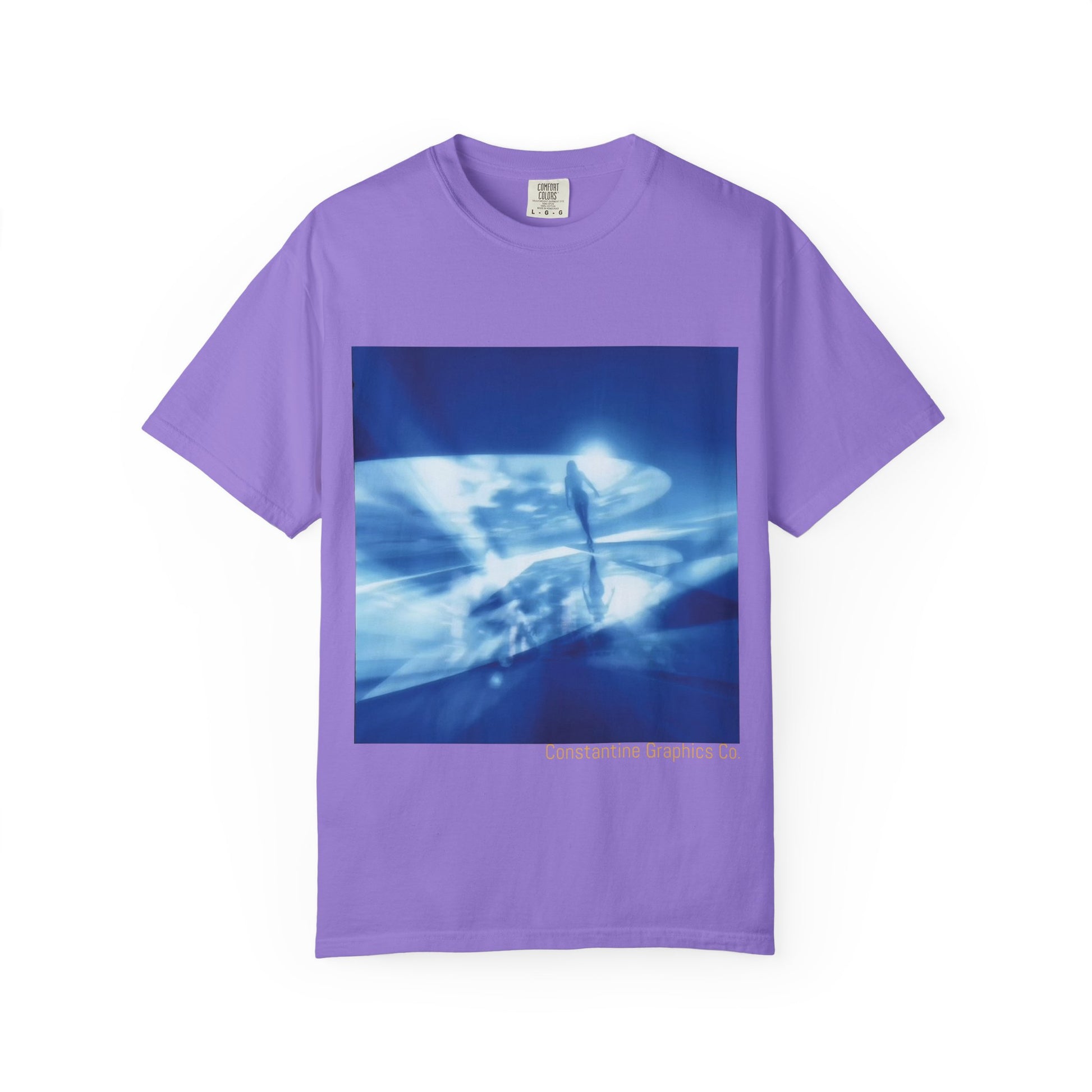 The Blue Portal Cyber Y2k Graphic T Shirt