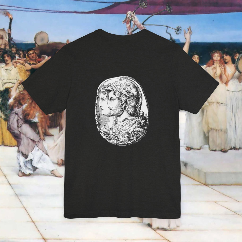 Roman Warrior Plumed Helmet Cameo T-Shirt