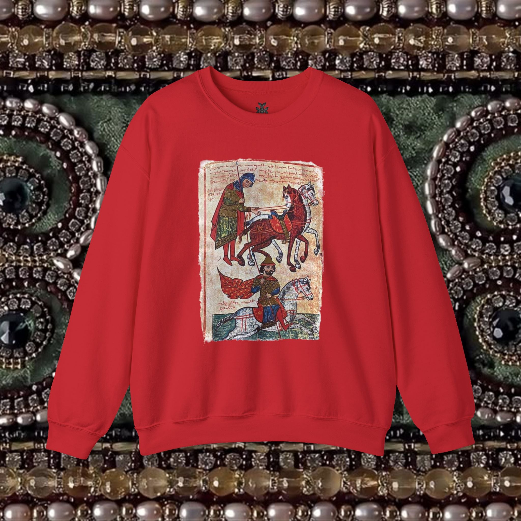 Ancient Armenian Manuscript Art T-Shirt - Sacred Heritage Design