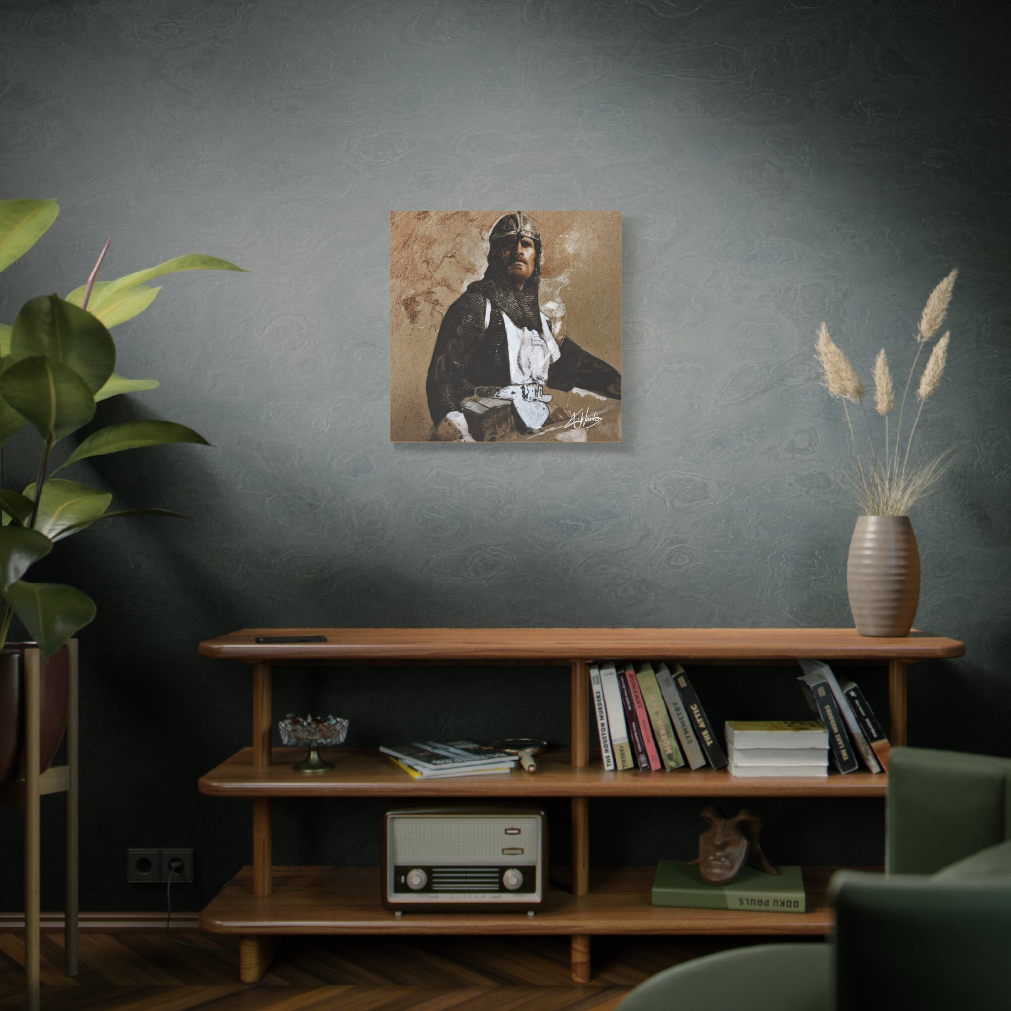 The Knight's Rest Medieval Fantasy Canvas